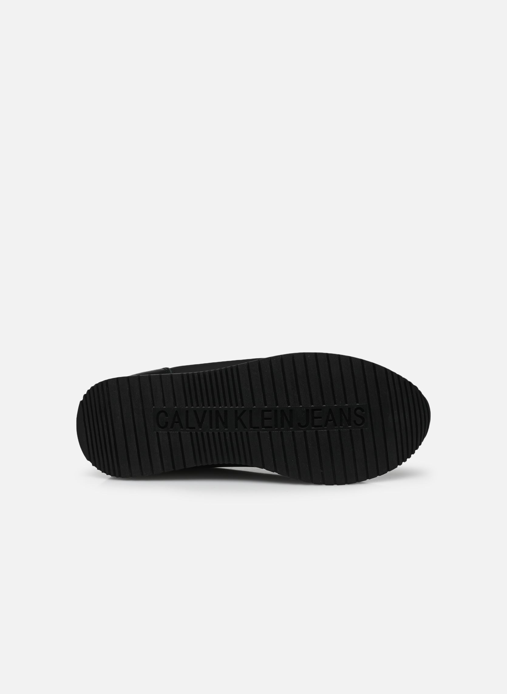 Sneaker Runner Sock Laceup M damen schwarz Calvin Klein Sneaker Runner Sock Laceup M damen schwarz BLACK/BRIGHT WHITE