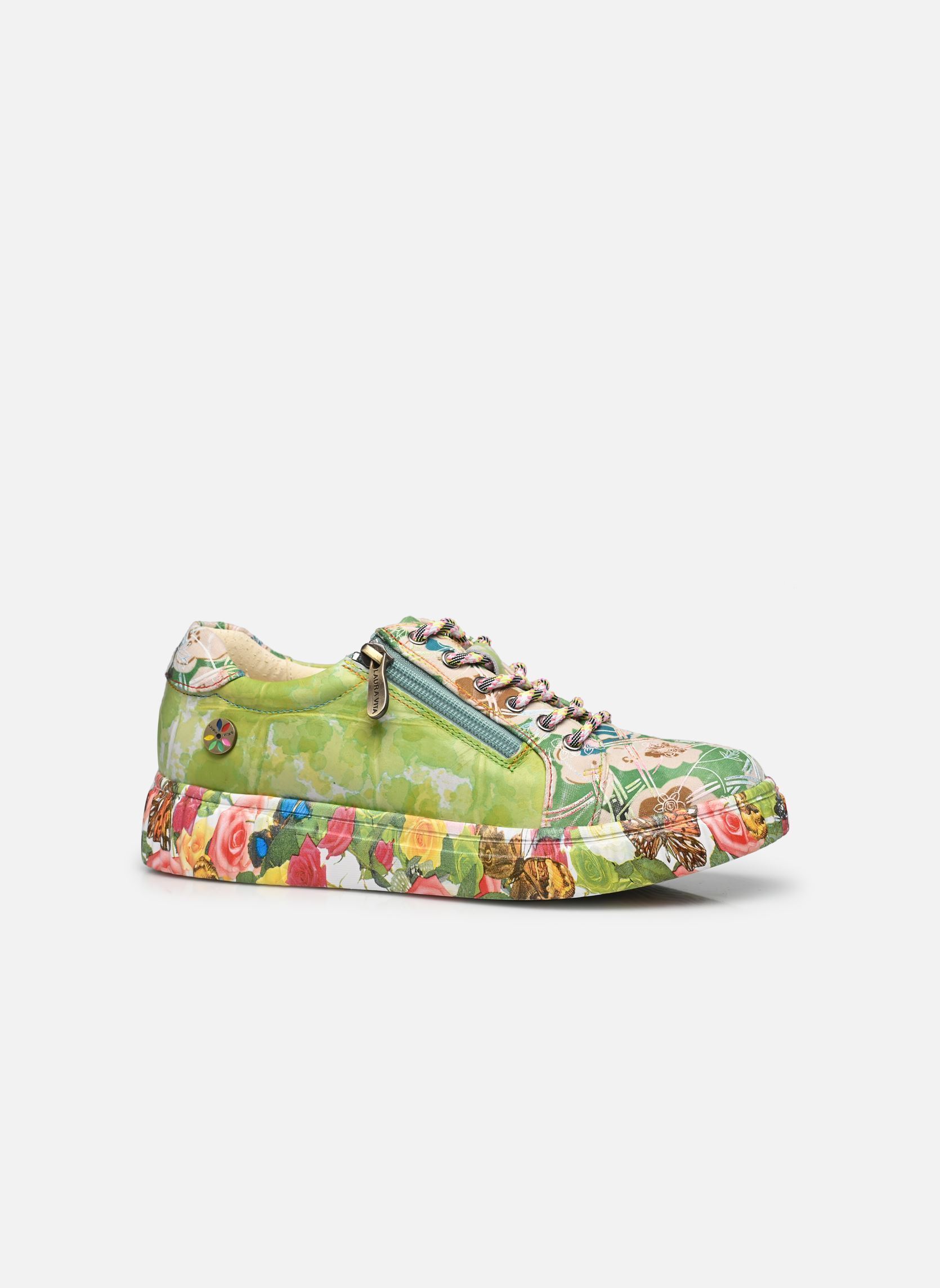 Niedrige Sneaker Soleno 02 damen grün Laura Vita Niedrige Sneaker Soleno 02 damen grün VERT