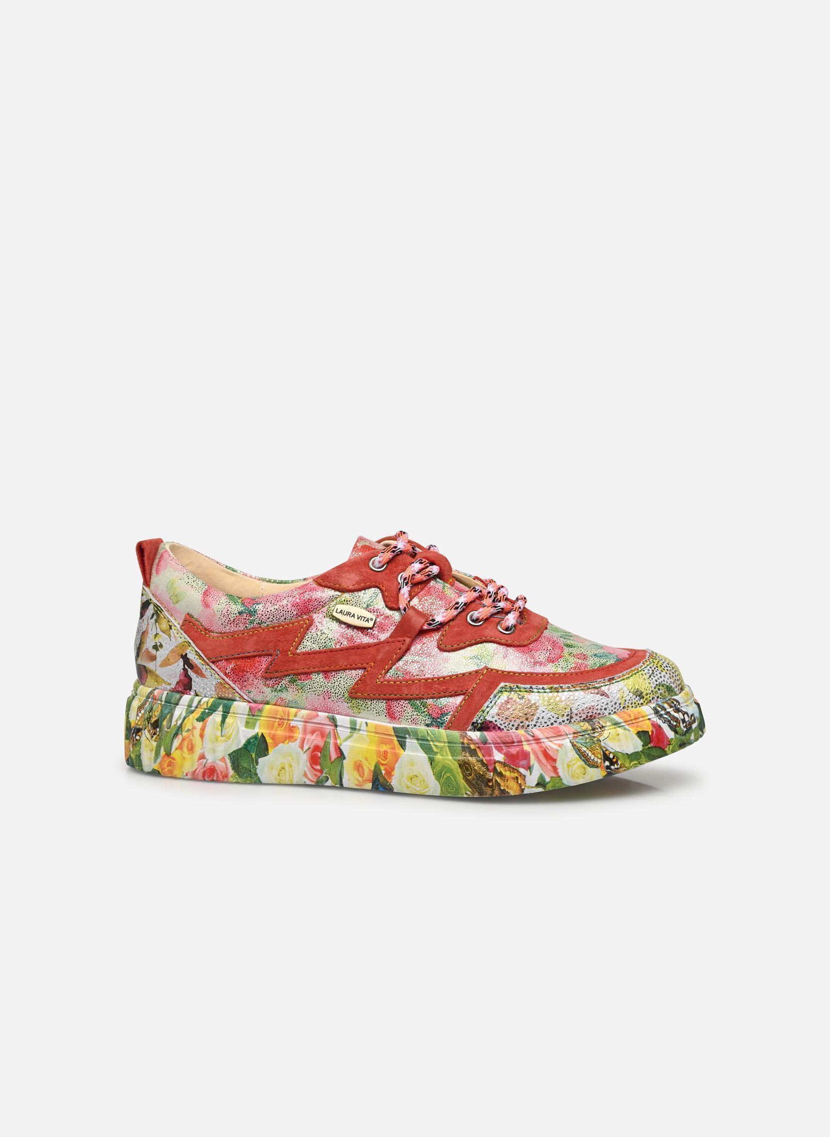 Niedrige Sneaker Soleno 06 damen mehrfarbig Laura Vita Niedrige Sneaker Soleno 06 damen mehrfarbig ROUGE