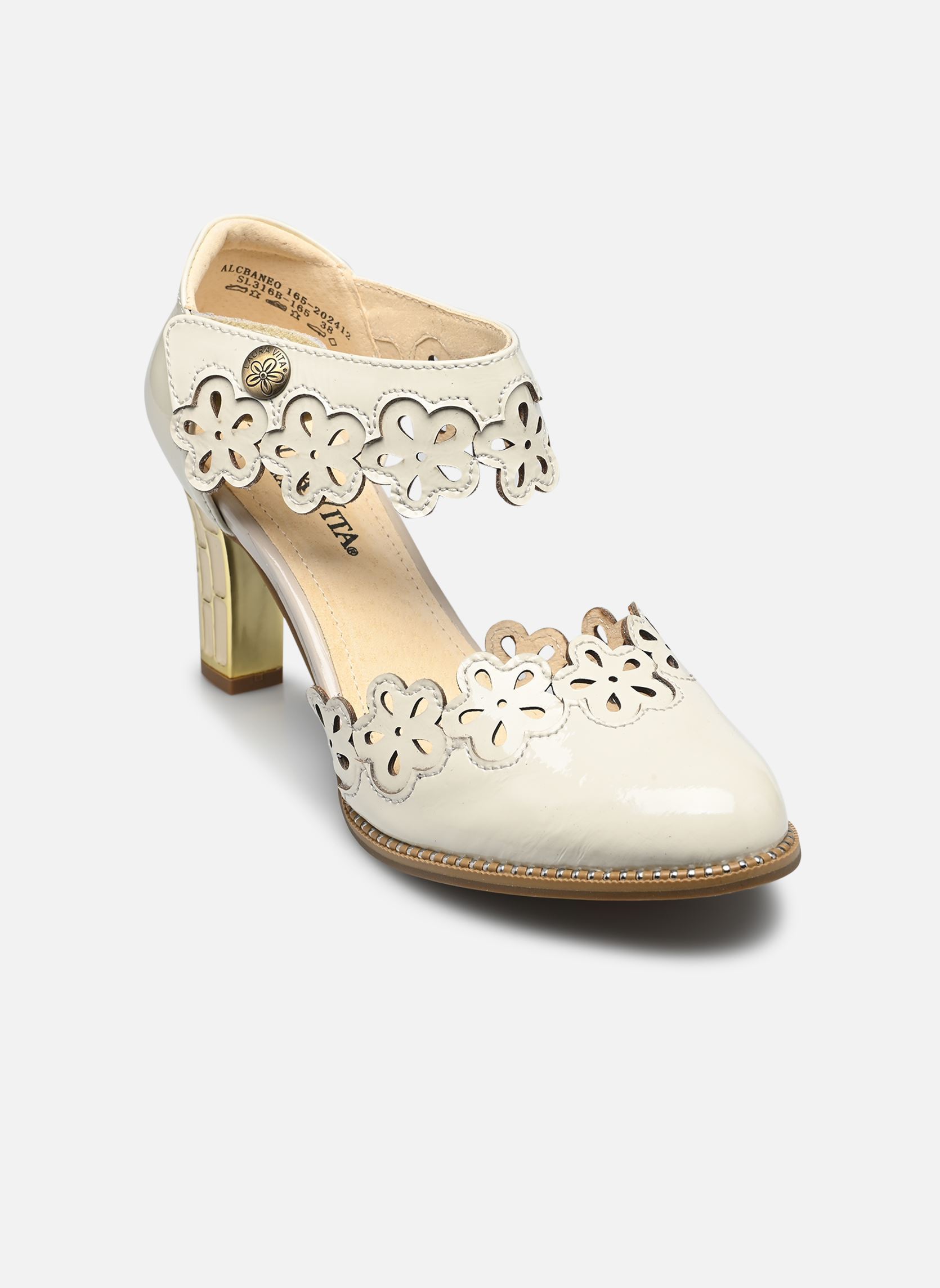 Sandalen Alcbaneo 165 dames wit Laura Vita Sandalen Alcbaneo 165 dames wit Blanc