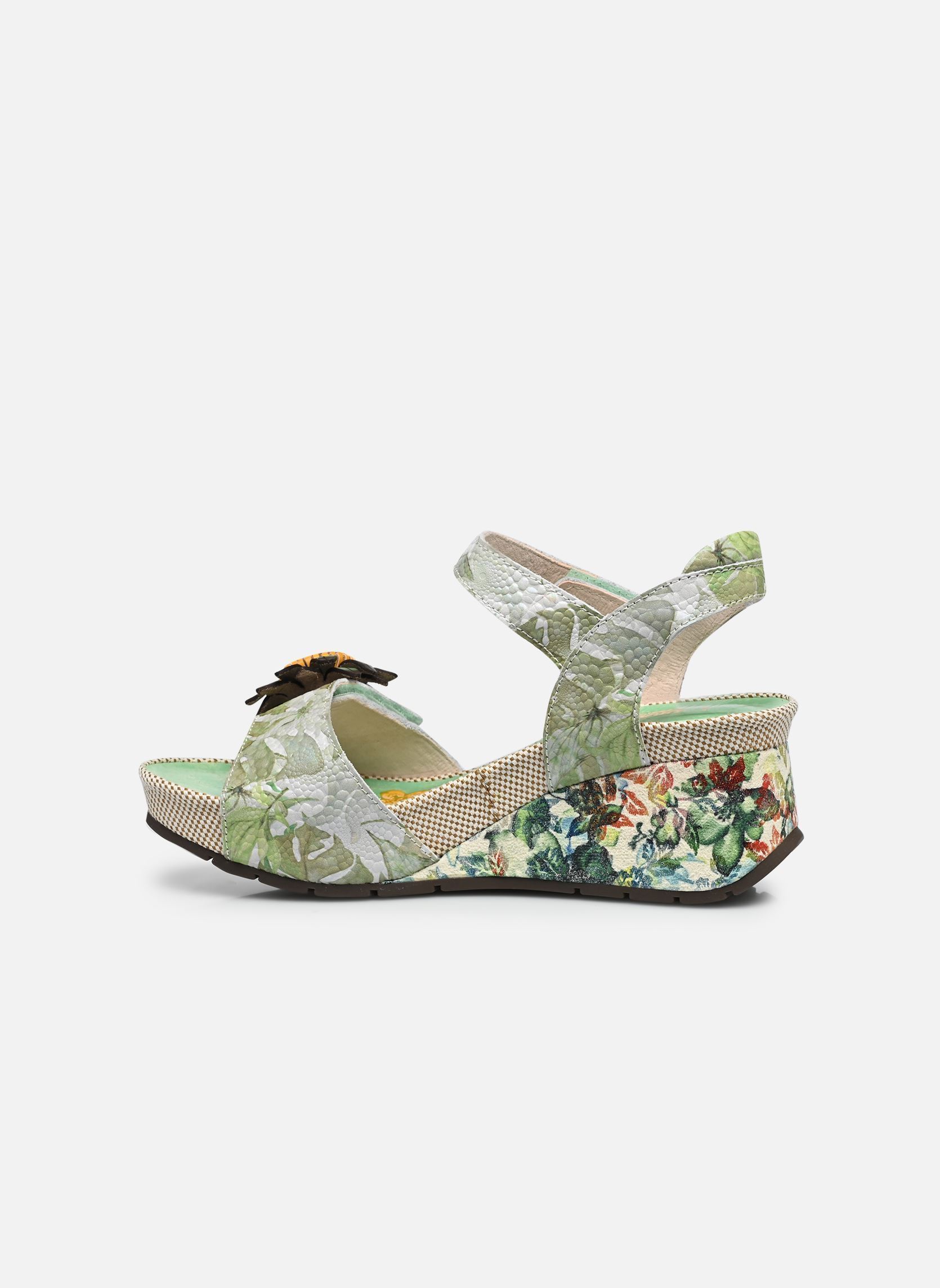 Sandalias y plataformas de cuña Barry 36 mujer verde Laura Vita Sandalias y plataformas de cuña Barry 36 mujer verde Menthe