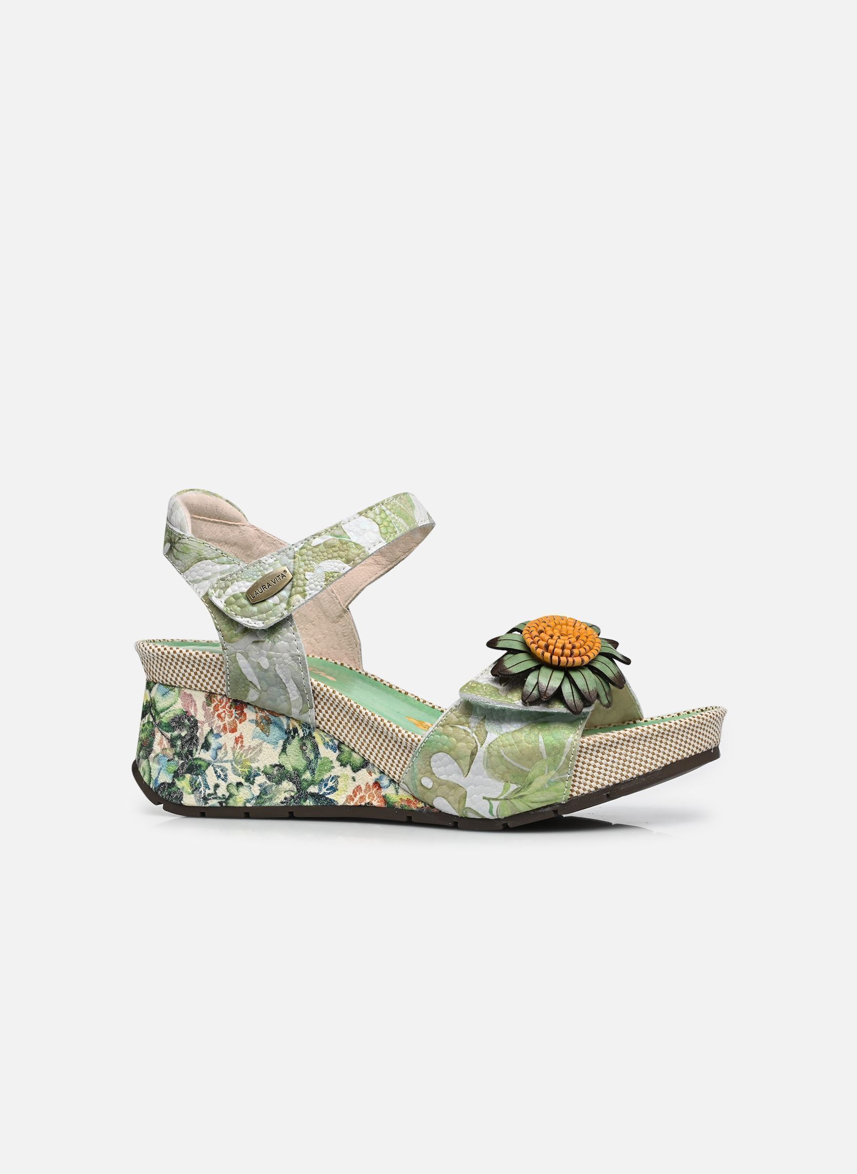 Sandalias y plataformas de cuña Barry 36 mujer verde Laura Vita Sandalias y plataformas de cuña Barry 36 mujer verde Menthe