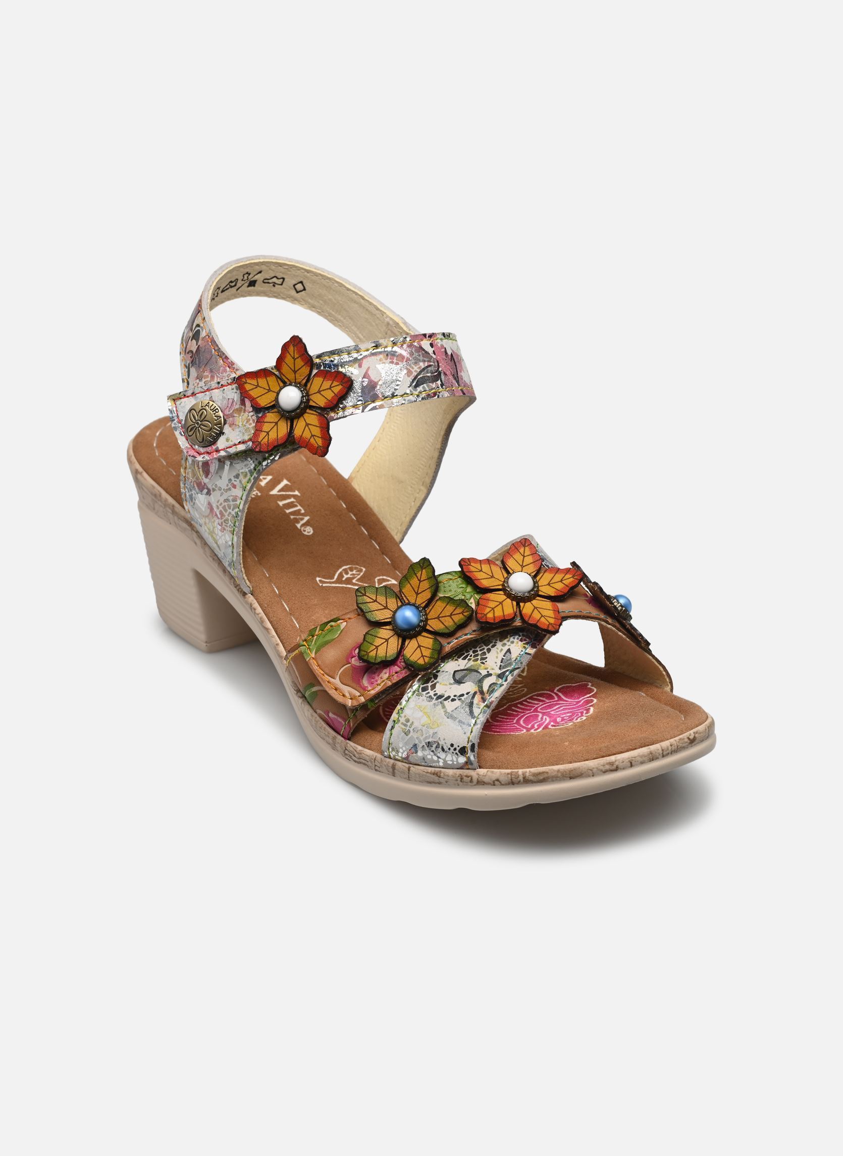 Sandalias Beao 07 mujer multicolor Laura Vita Sandalias Beao 07 mujer multicolor Beige