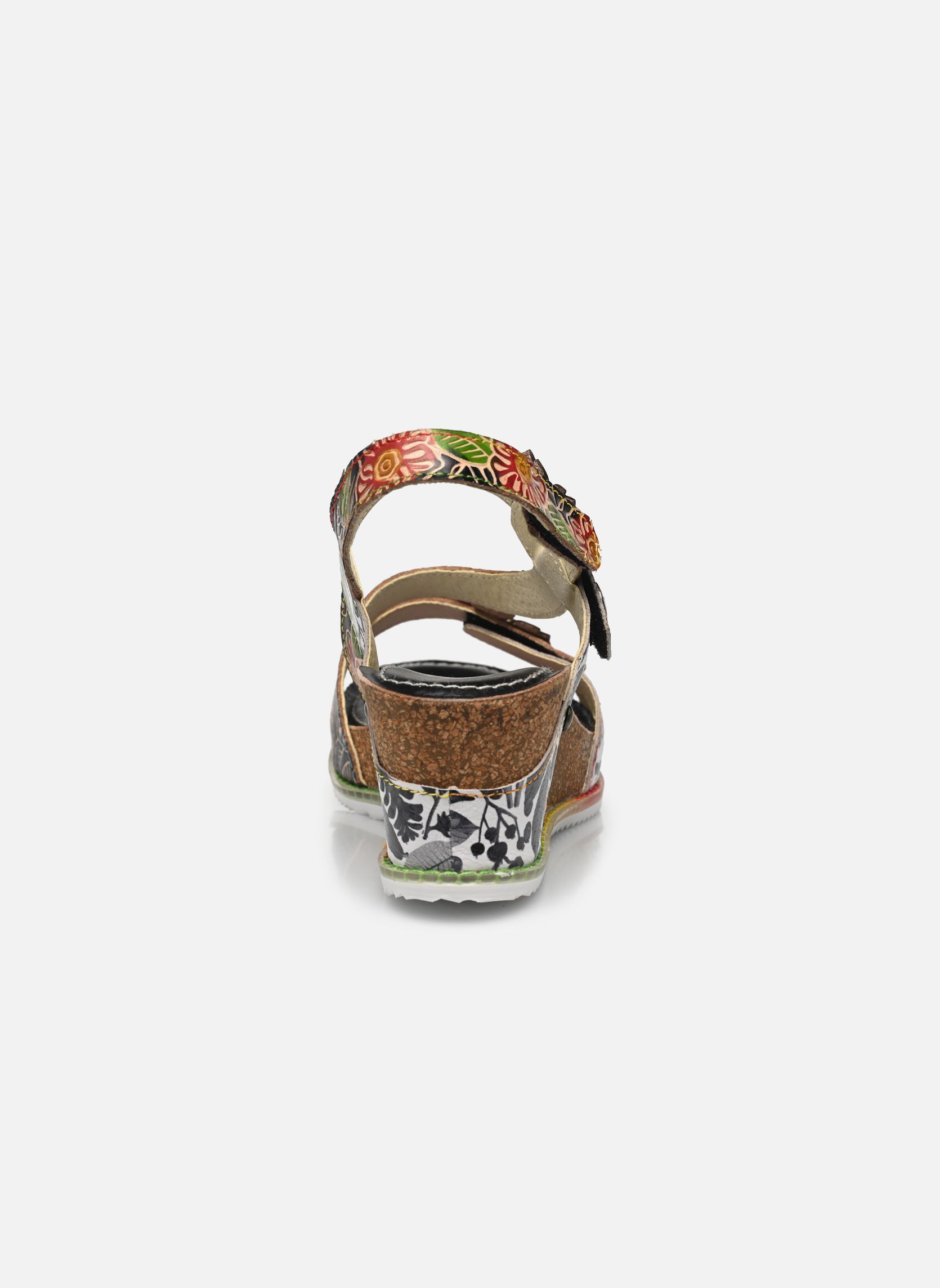 Sandales compensées et plateformes Bonito 27 femme multicolore Laura Vita Sandales compensées et plateformes Bonito 27 femme multicolore Noir