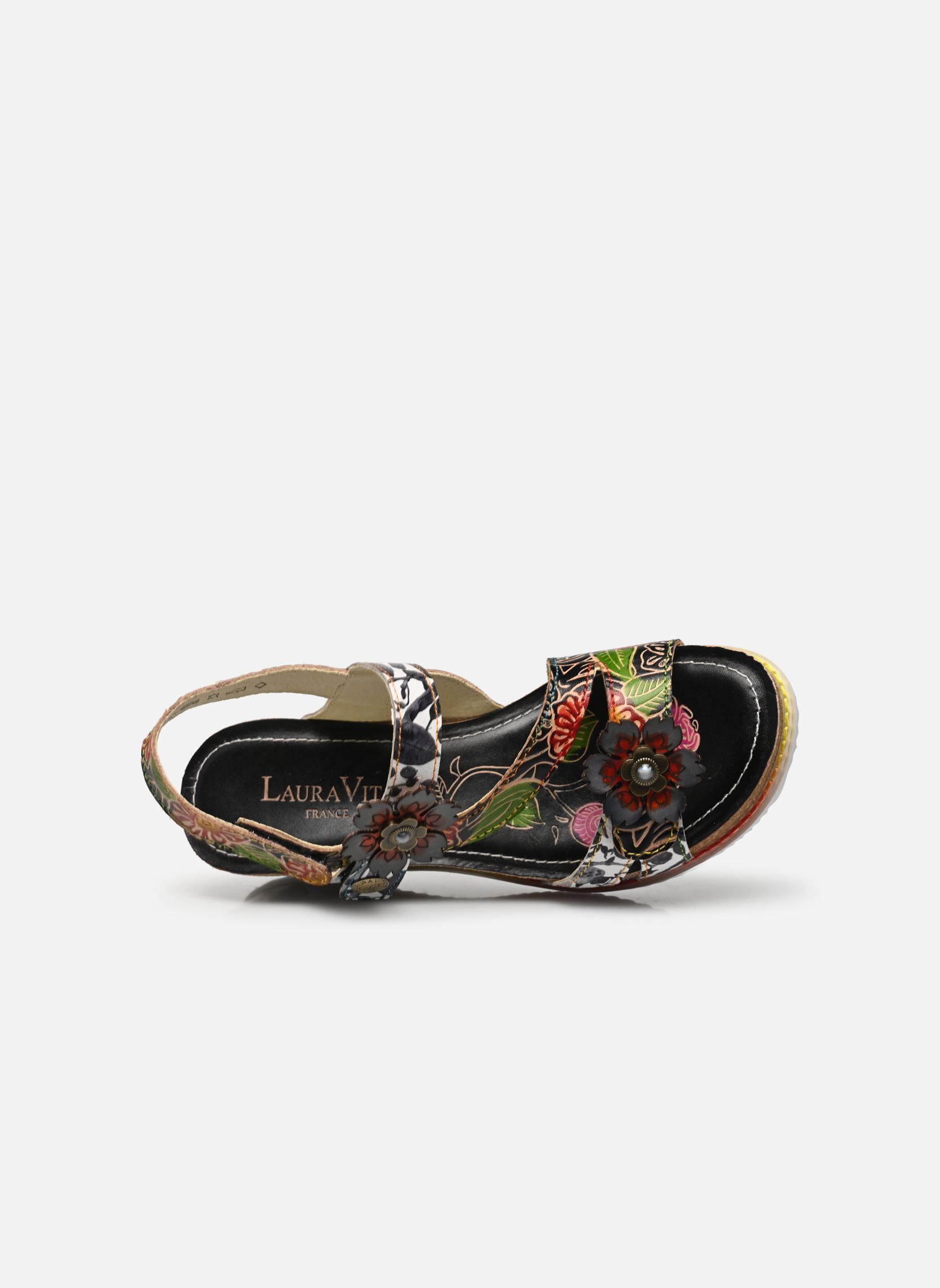 Sandales compensées et plateformes Bonito 27 femme multicolore Laura Vita Sandales compensées et plateformes Bonito 27 femme multicolore Noir