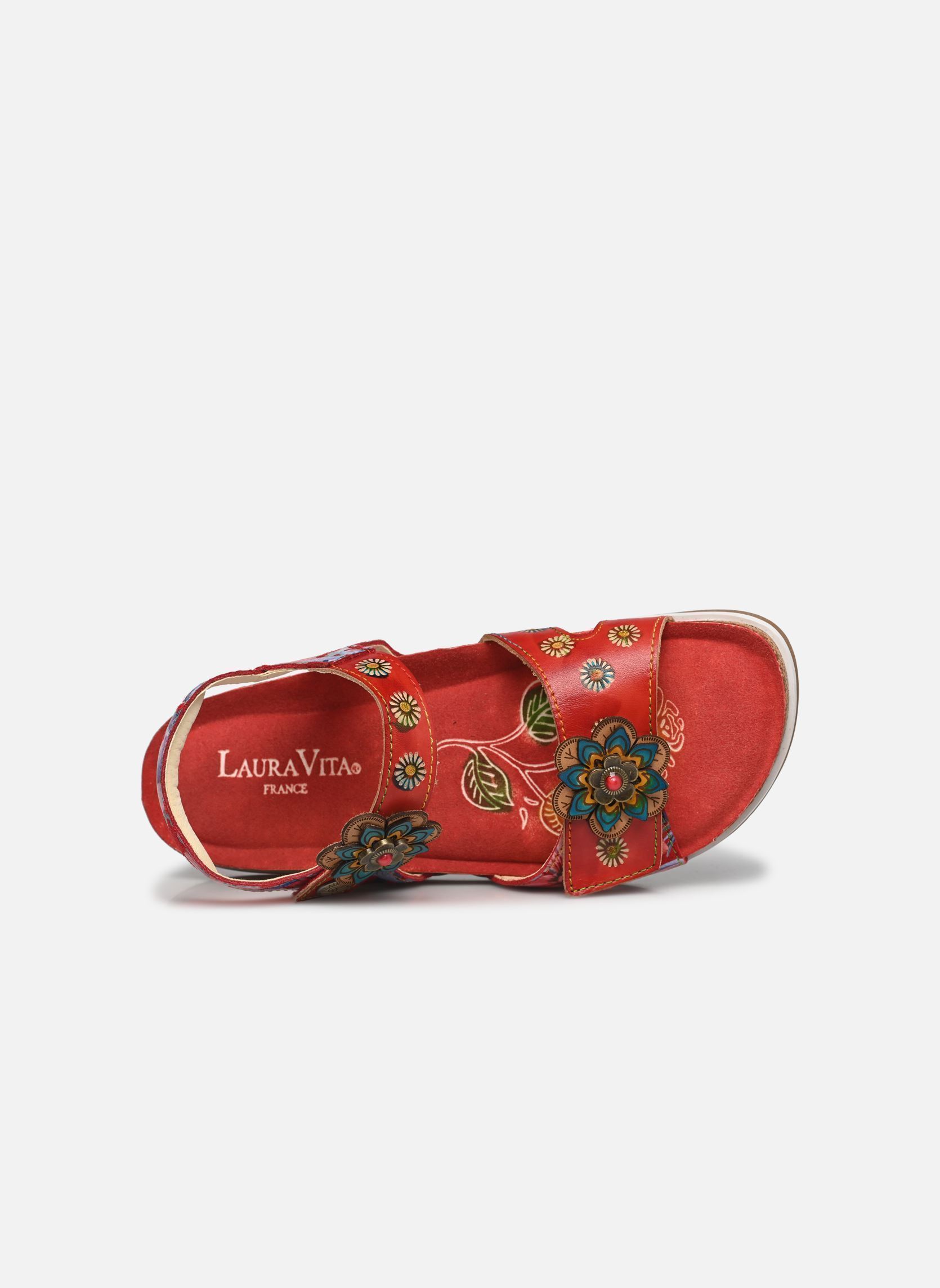 Sandales compensées et plateformes Brcyano 12 femme rouge Laura Vita Sandales compensées et plateformes Brcyano 12 femme rouge Rouge