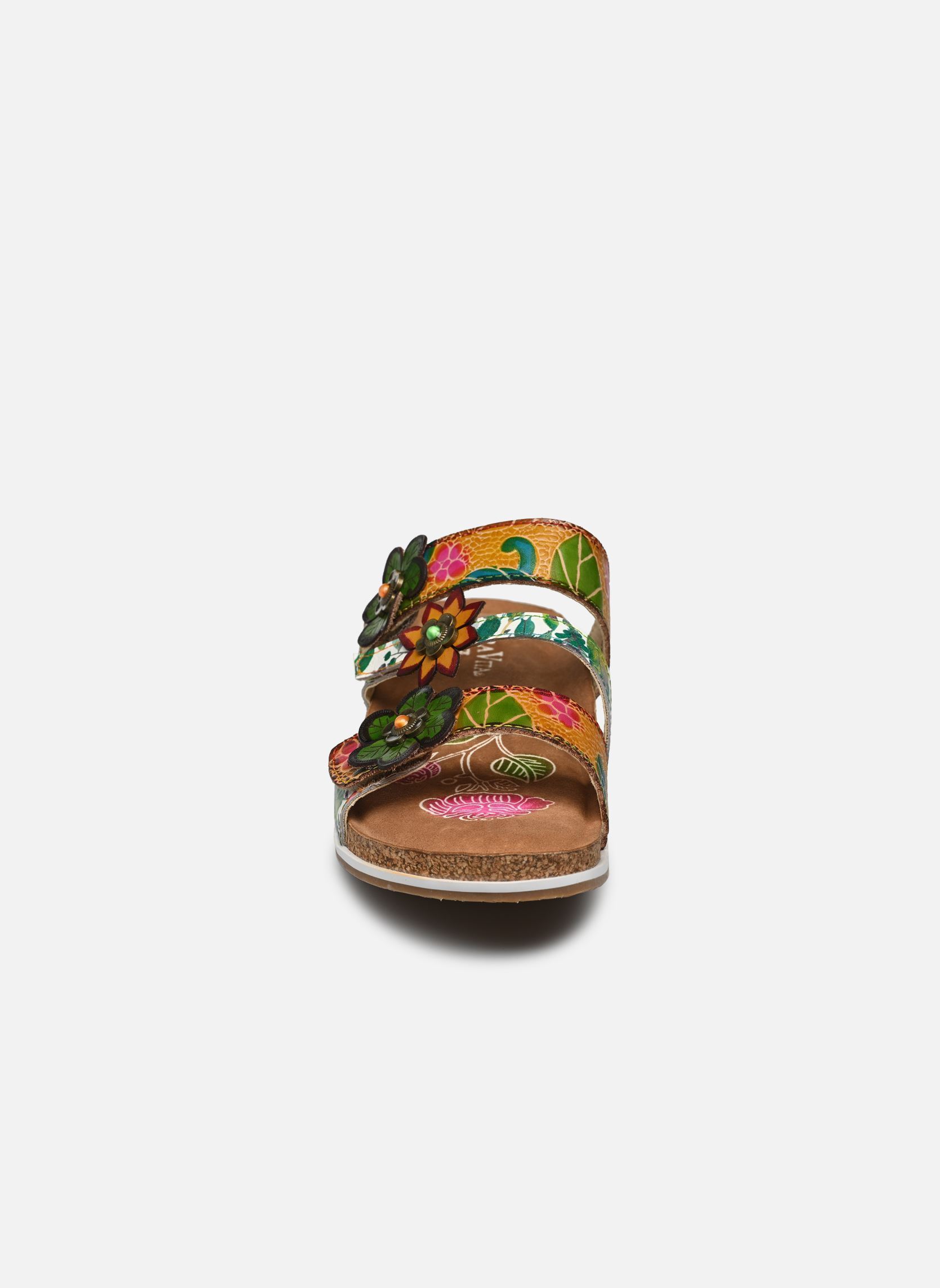 Mules et sabots Brcyano 16 femme multicolore Laura Vita Mules et sabots Brcyano 16 femme multicolore Jaune