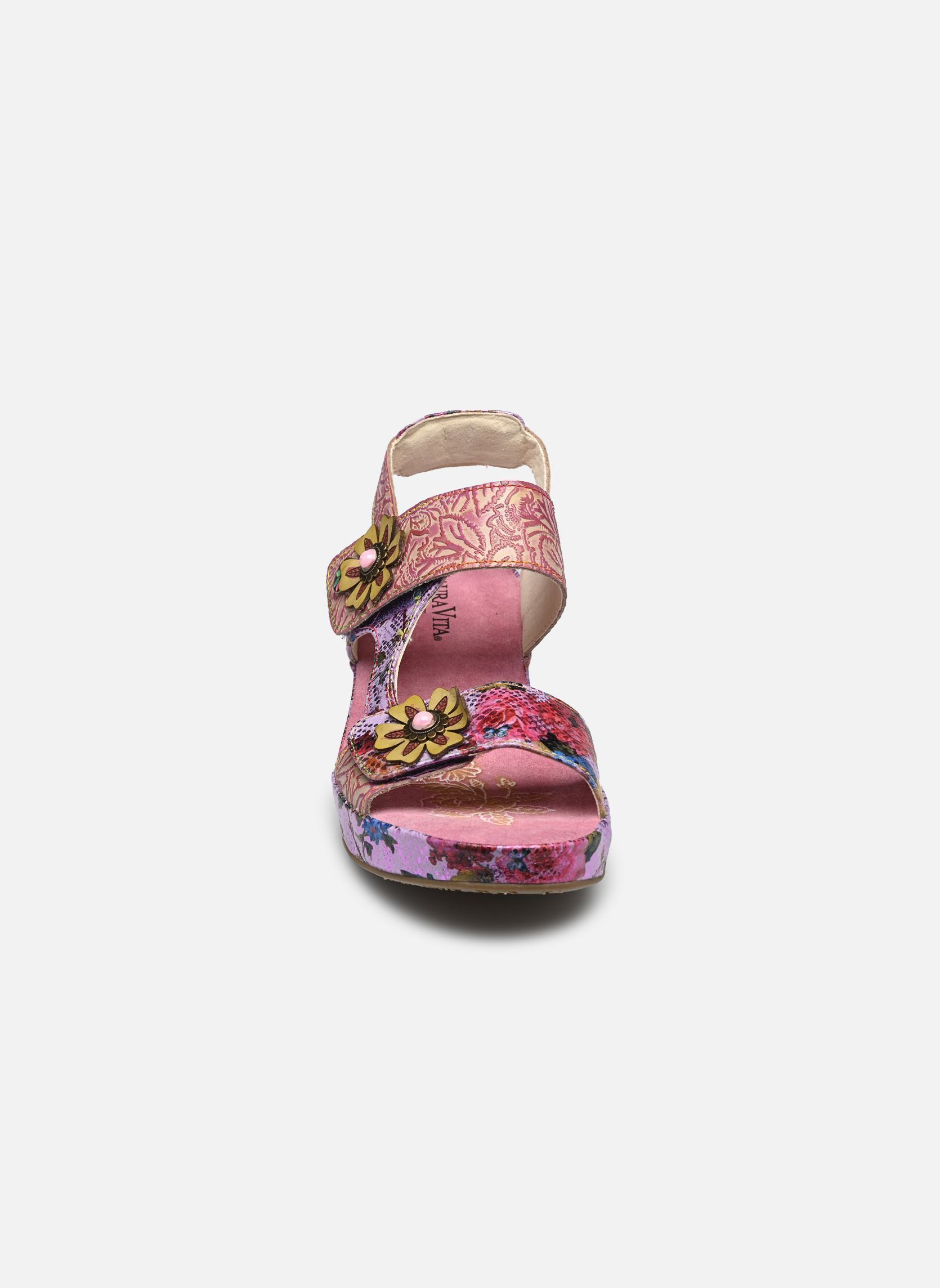 Sandali con zeppa e plateau Facdiao 37 donna rosa Laura Vita Sandali con zeppa e plateau Facdiao 37 donna rosa Lilas