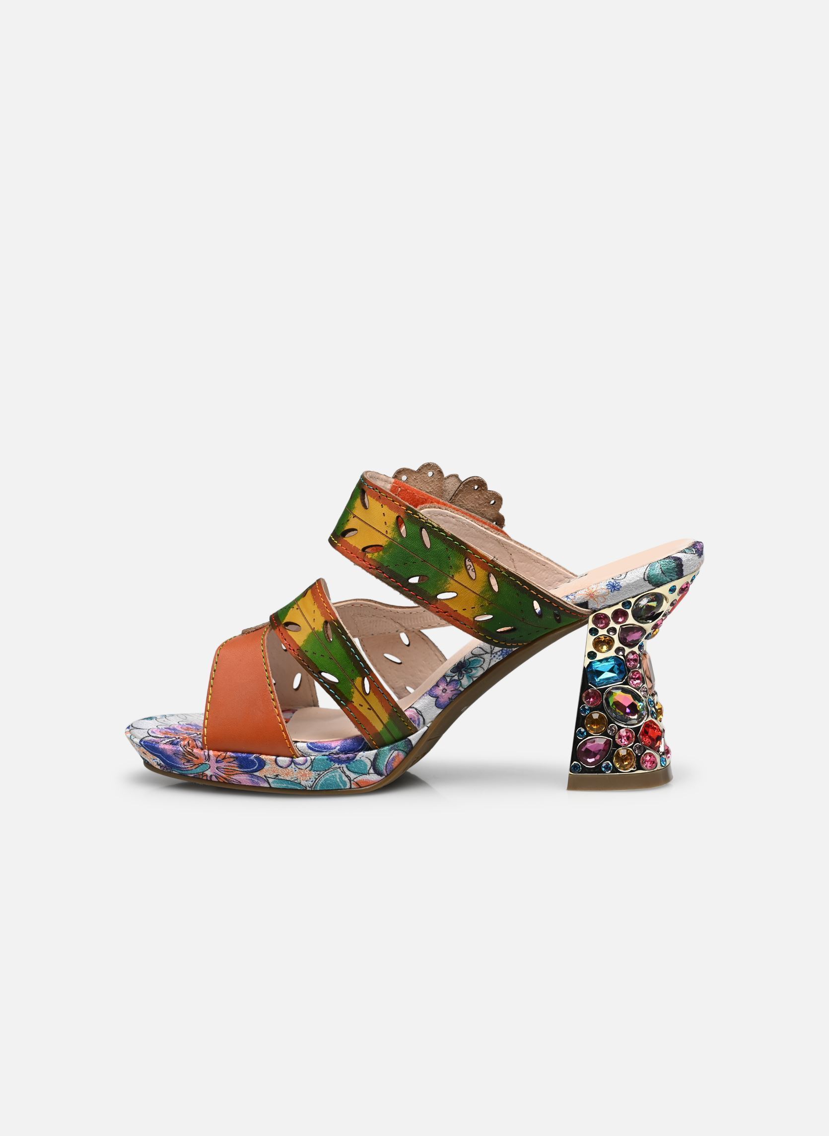 Mules et sabots Hicao 11 femme multicolore Laura Vita Mules et sabots Hicao 11 femme multicolore Camel