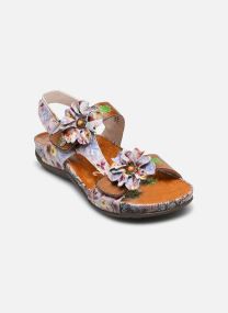 Sandali con zeppa e plateau Liloo 06 donna verde