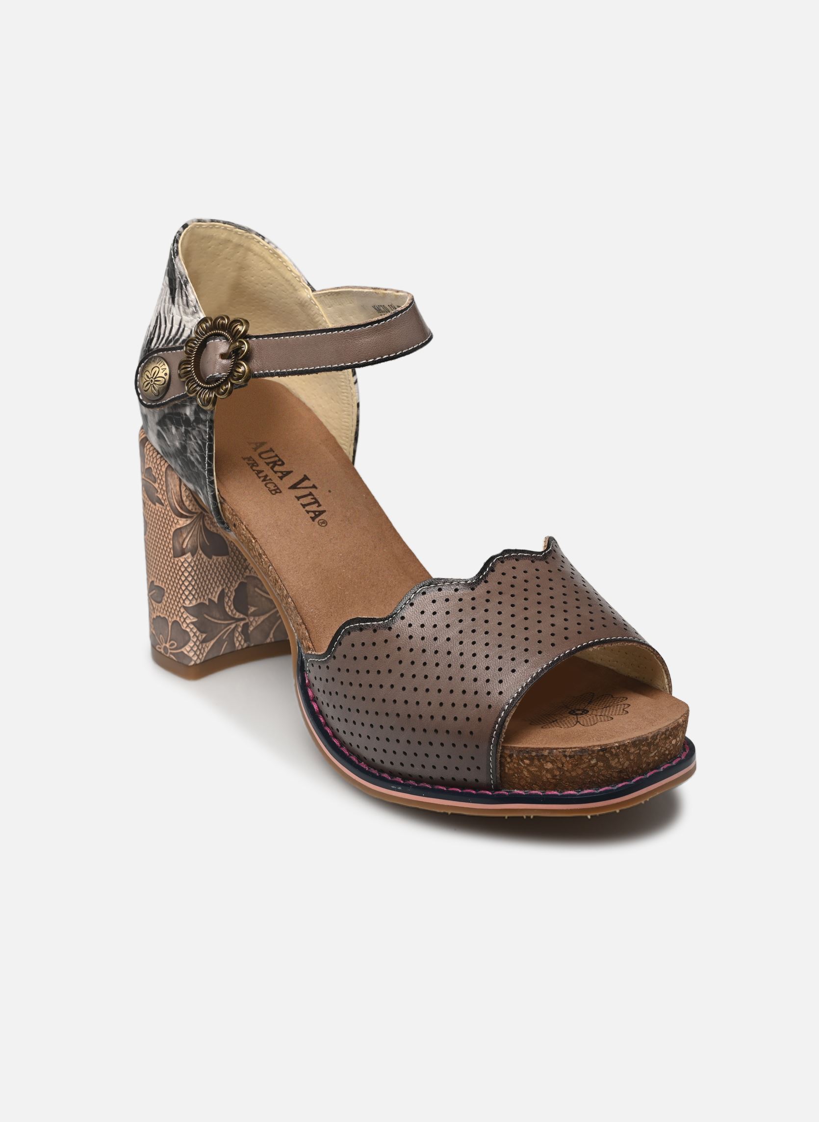 Sandales Nacio 124 femme gris Laura Vita Sandales Nacio 124 femme gris Gris