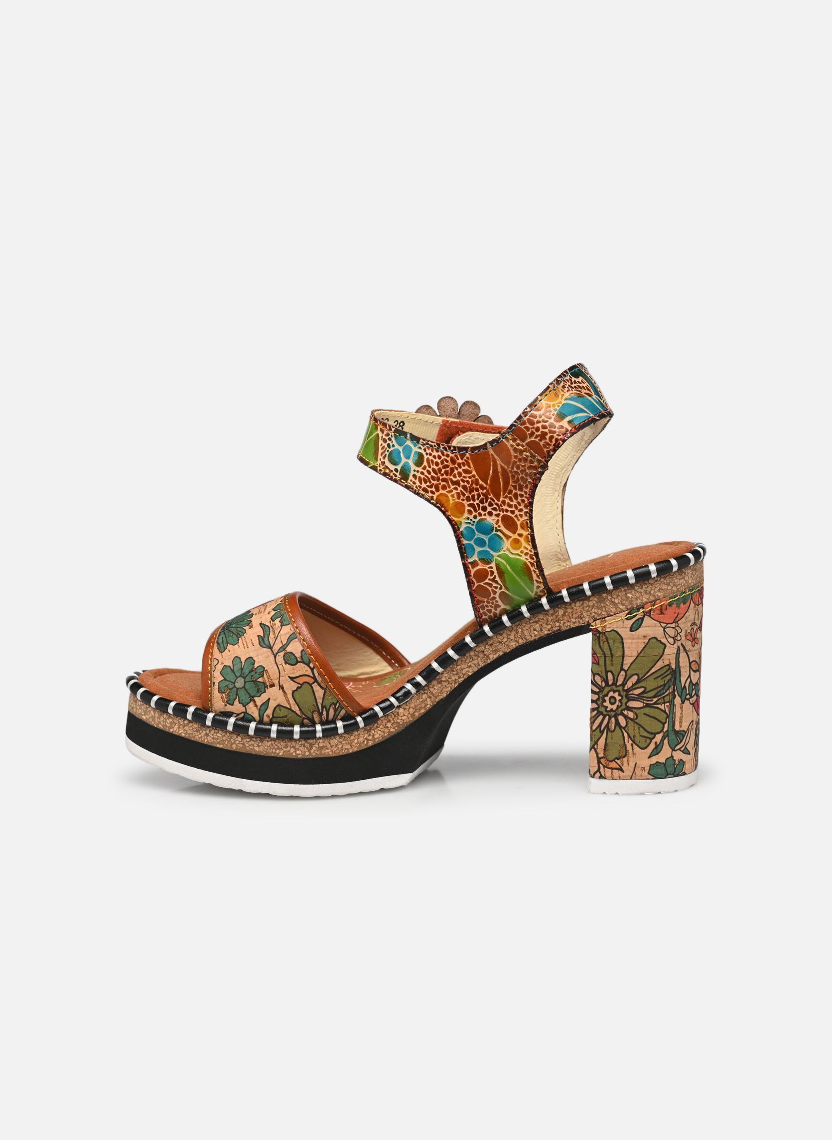 Sandales Naomio 06 femme multicolore Laura Vita Sandales Naomio 06 femme multicolore Camel