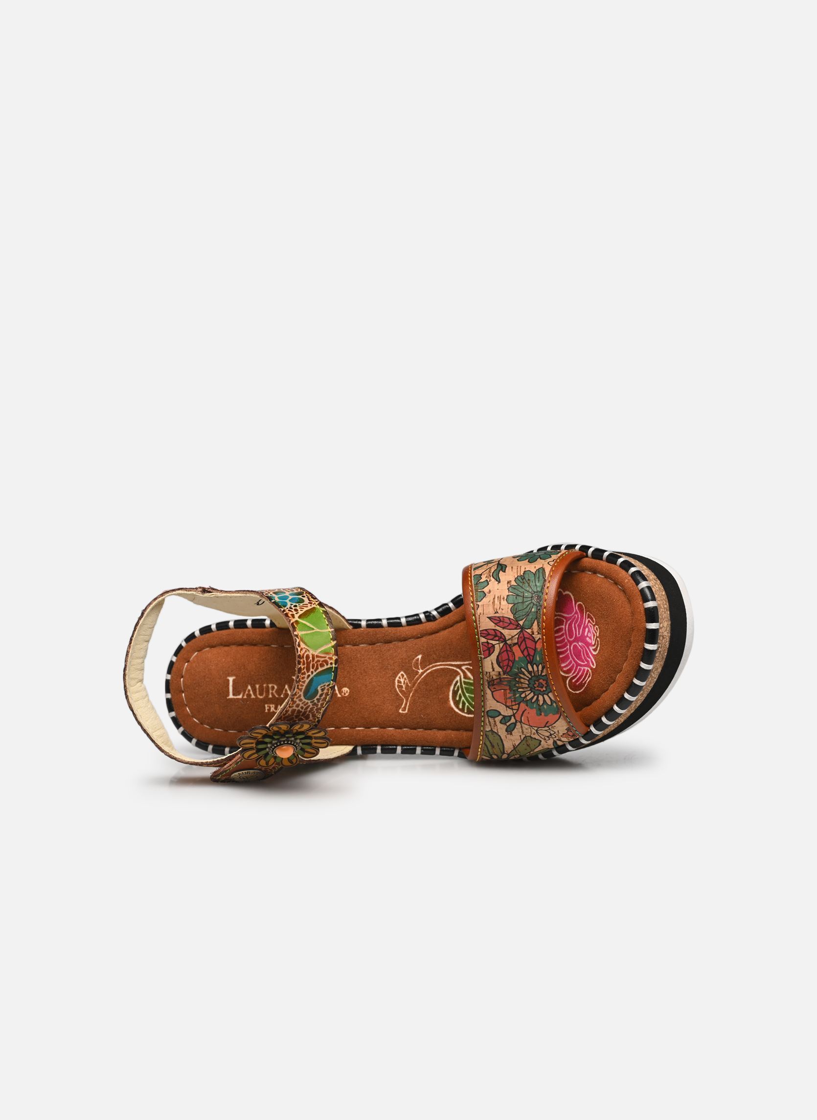 Sandales Naomio 06 femme multicolore Laura Vita Sandales Naomio 06 femme multicolore Camel