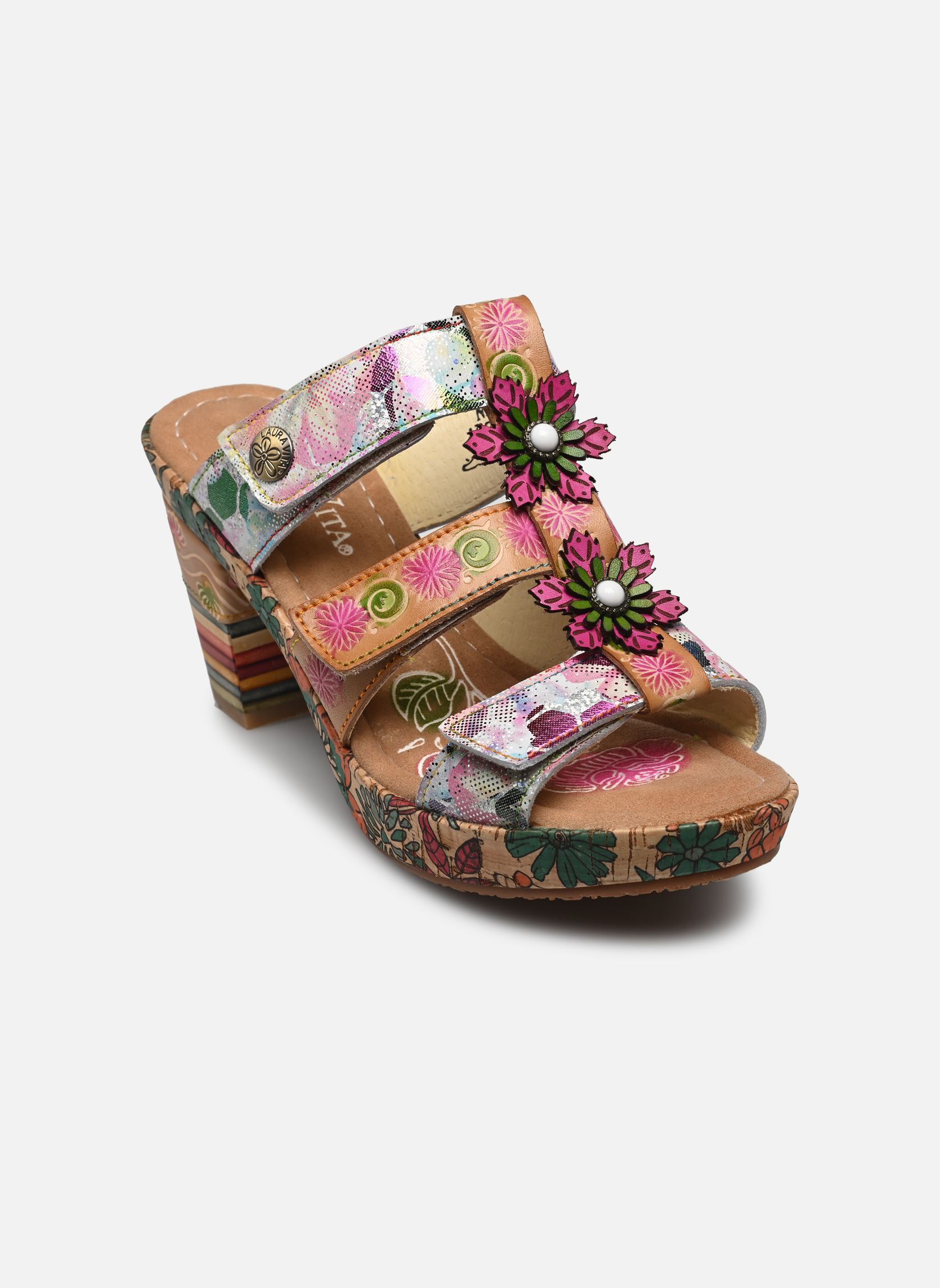 Pantoletten und Clogs Nellao 10 damen mehrfarbig Laura Vita Pantoletten und Clogs Nellao 10 damen mehrfarbig Beige
