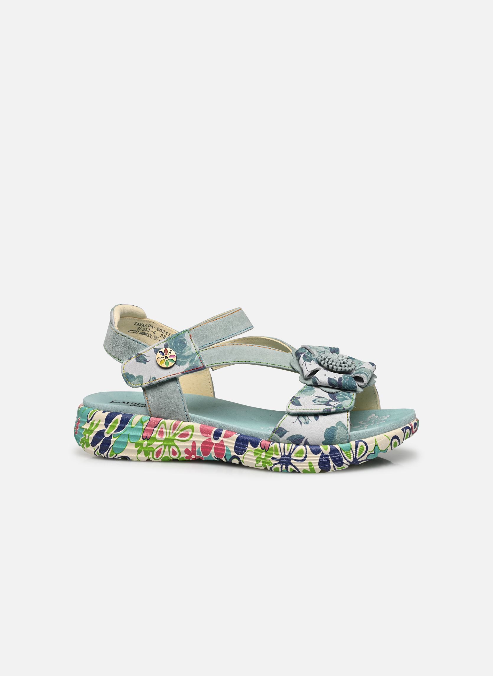 Keil- und Plateausandalen Sanao 04 damen blau Laura Vita Keil- und Plateausandalen Sanao 04 damen blau Ciel