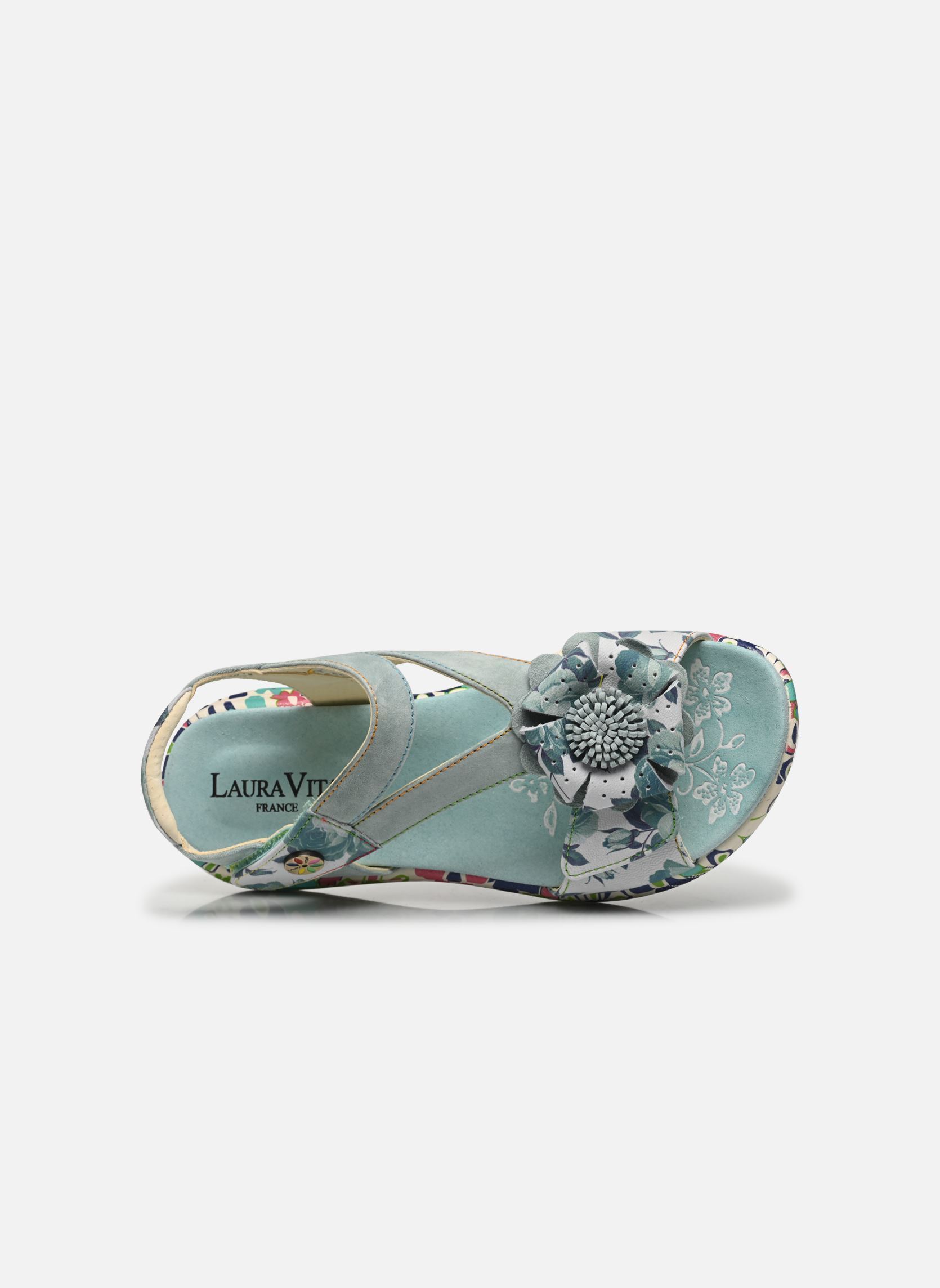 Keil- und Plateausandalen Sanao 04 damen blau Laura Vita Keil- und Plateausandalen Sanao 04 damen blau Ciel
