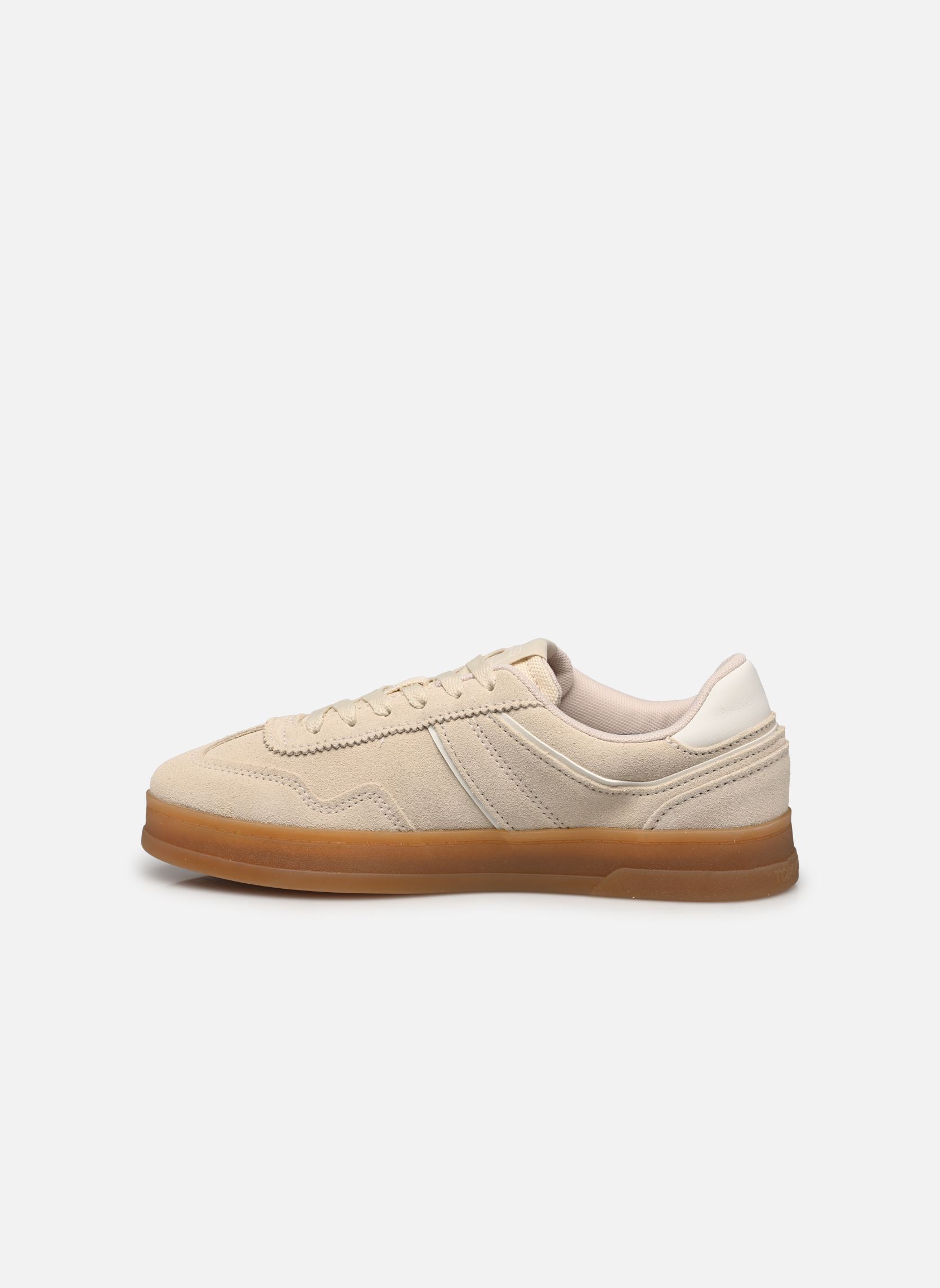 Baskets The Greenwich Suede femme beige Tommy Jeans Baskets The Greenwich Suede femme beige NEWSPRINT