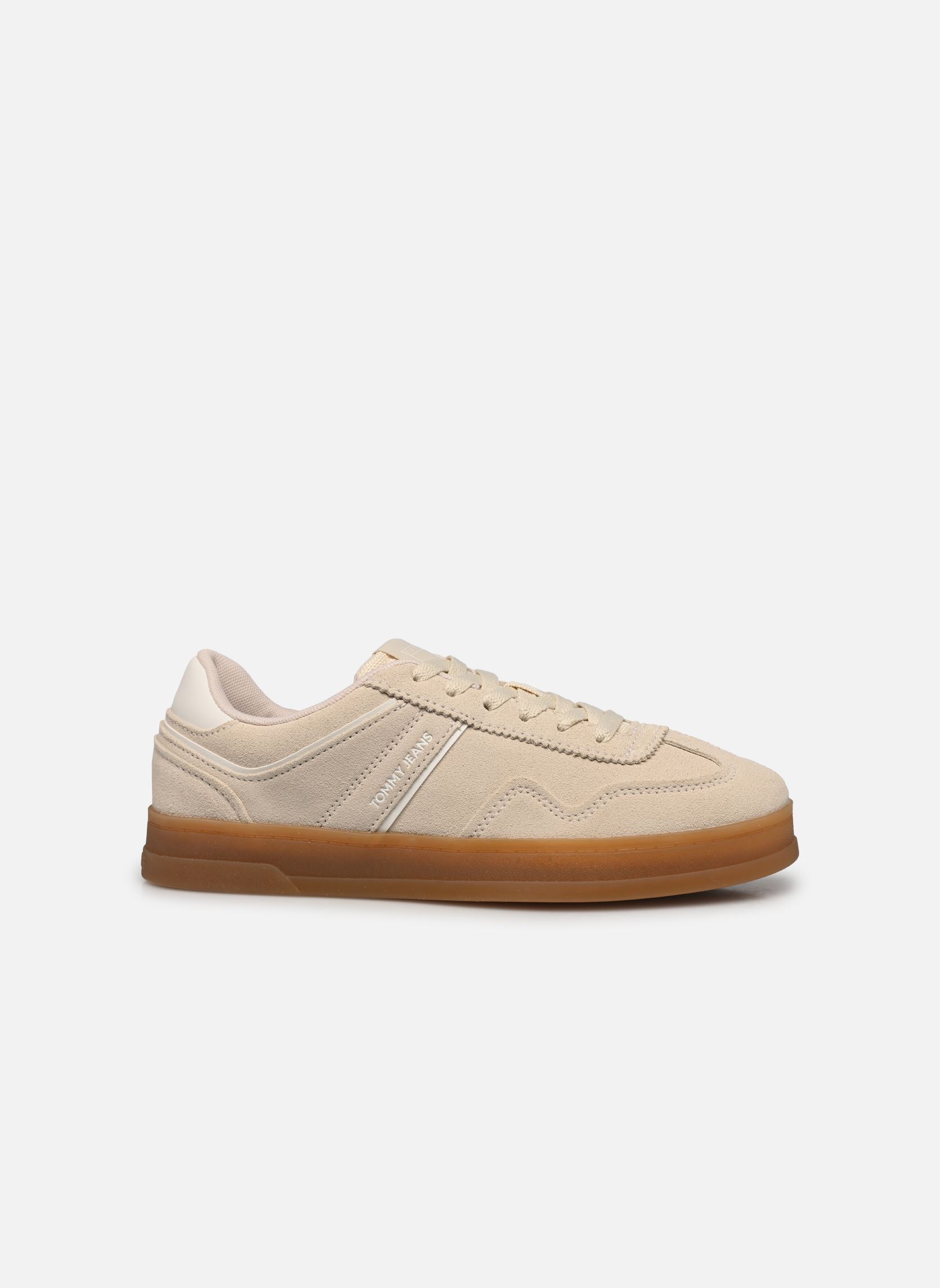 Baskets The Greenwich Suede femme beige Tommy Jeans Baskets The Greenwich Suede femme beige NEWSPRINT