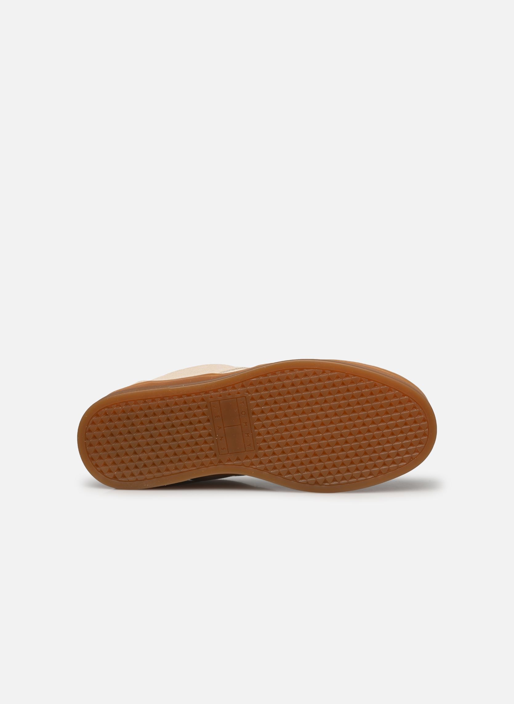 Baskets The Greenwich Suede femme beige Tommy Jeans Baskets The Greenwich Suede femme beige NEWSPRINT