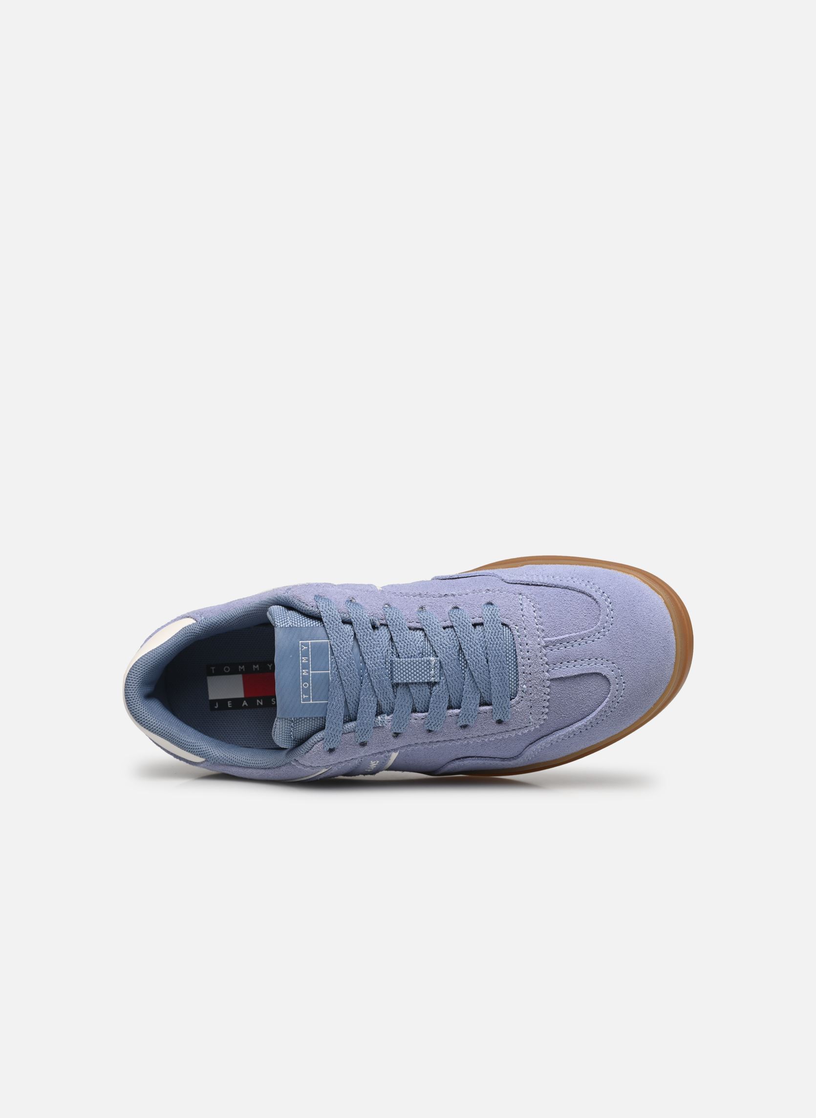Sneakers The Greenwich Suede dames blauw Tommy Jeans Sneakers The Greenwich Suede dames blauw CLEAR WATER