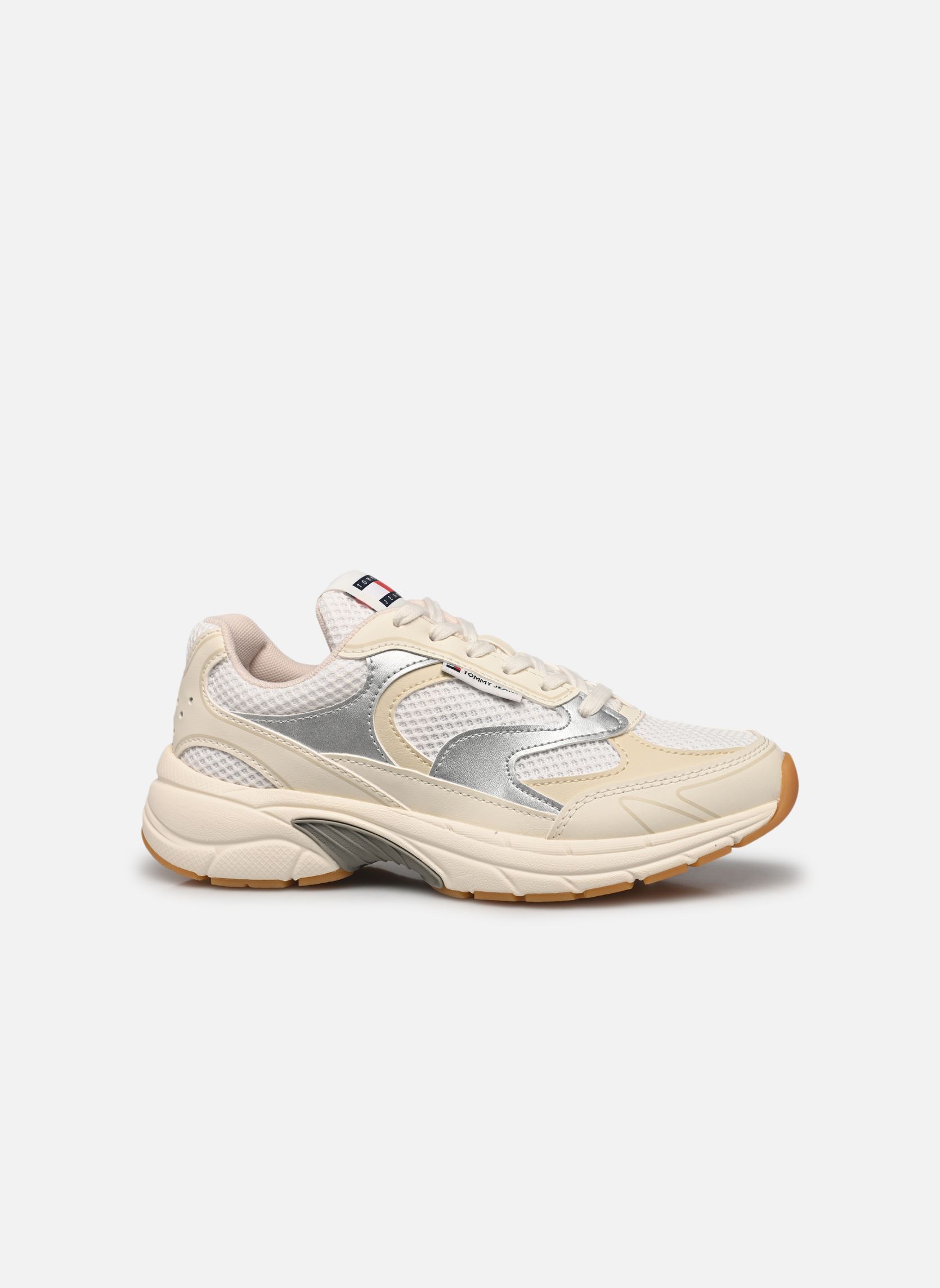 Baskets The Coney Metallic femme beige Tommy Jeans Baskets The Coney Metallic femme beige NEWSPRINT