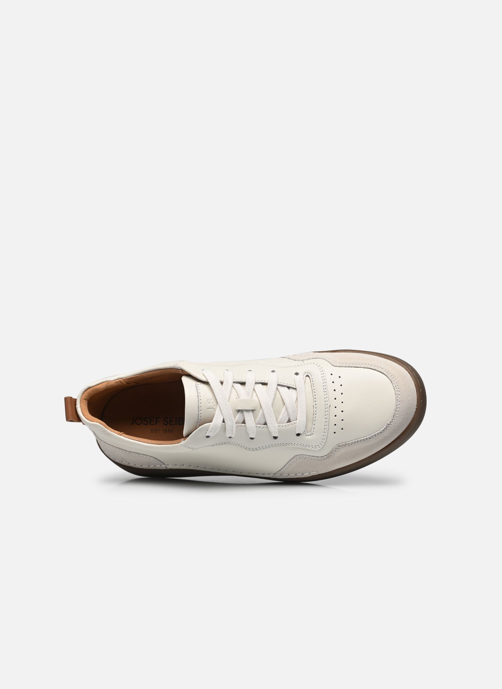 Niedrige Sneaker Cleve 01 herren weiß Josef Seibel Niedrige Sneaker Cleve 01 herren weiß Weiss