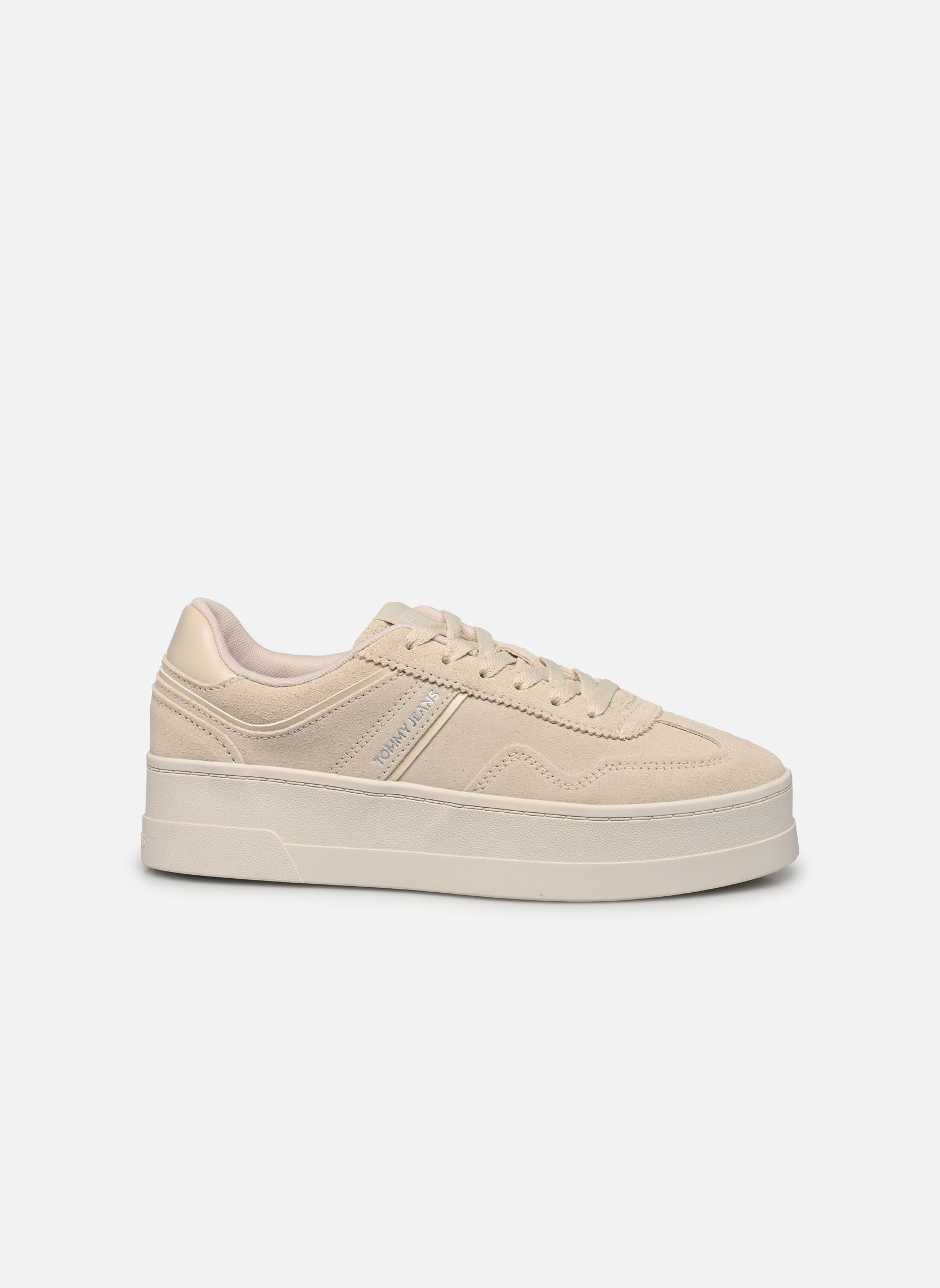 Sneakers The Greenwich Flatfo donna beige Tommy Jeans Sneakers The Greenwich Flatfo donna beige NEWSPRINT