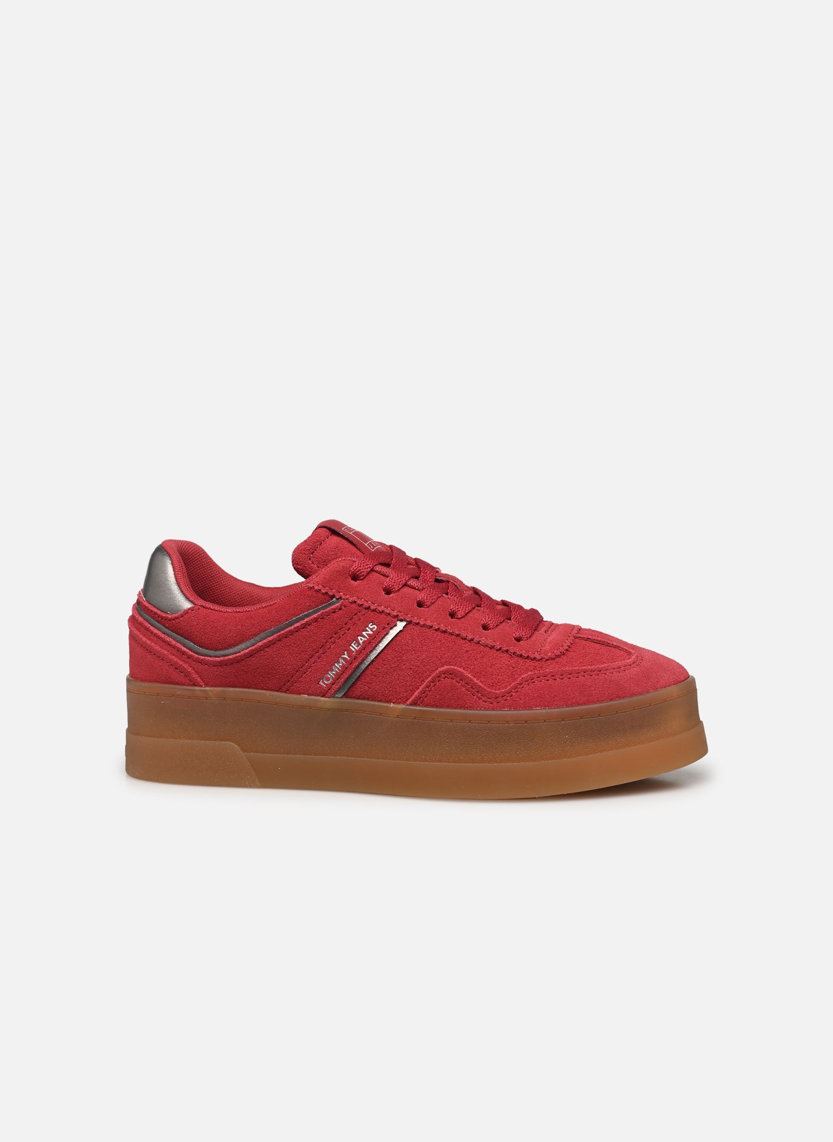 Zapatillas The Greenwich Flatfo mujer rojo Tommy Jeans Zapatillas The Greenwich Flatfo mujer rojo CRANBERRY CRUSH