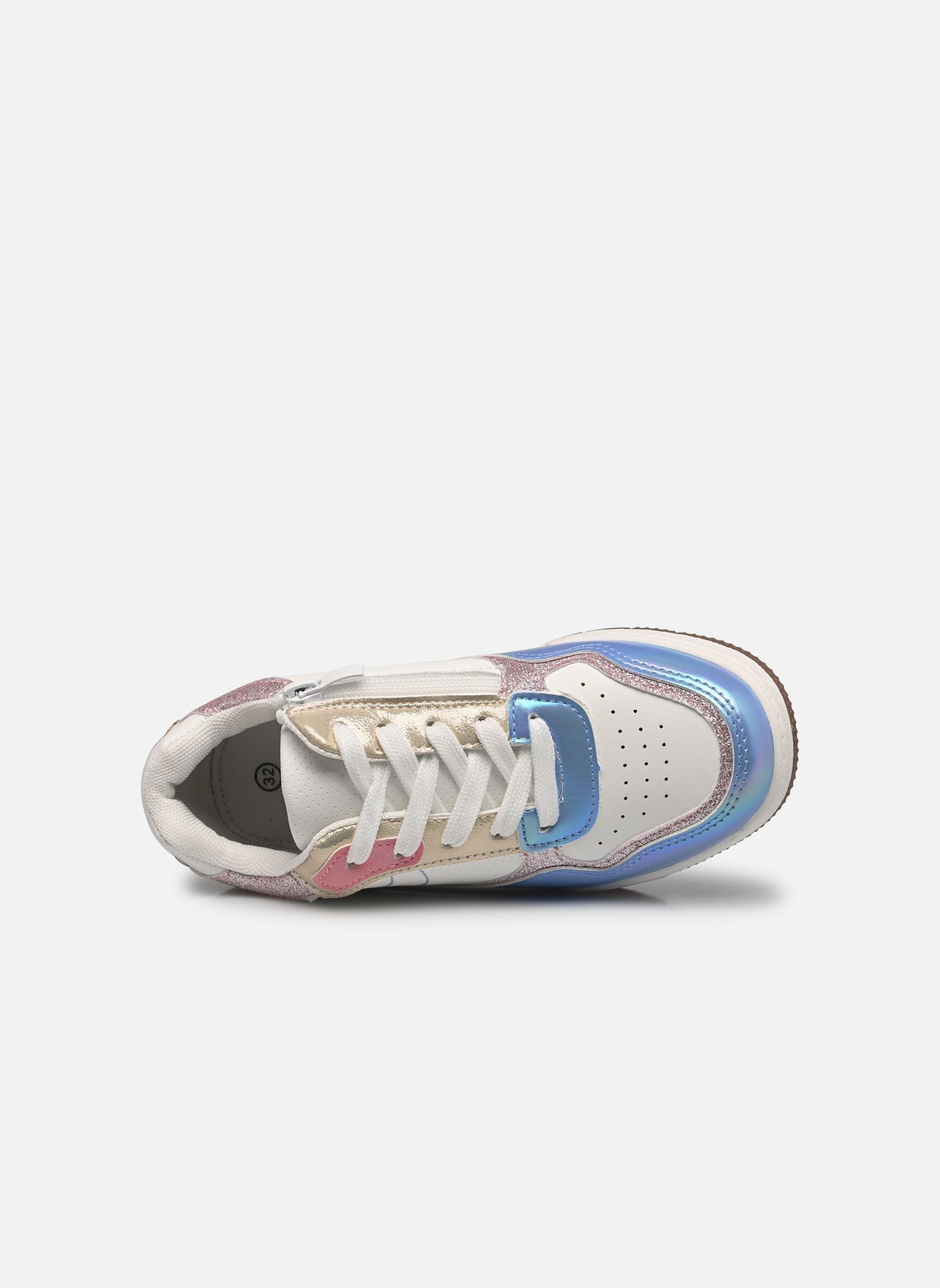Lage sneakers Basket THECI meisjes wit MADE BY Lage sneakers Basket THECI meisjes wit BLANC