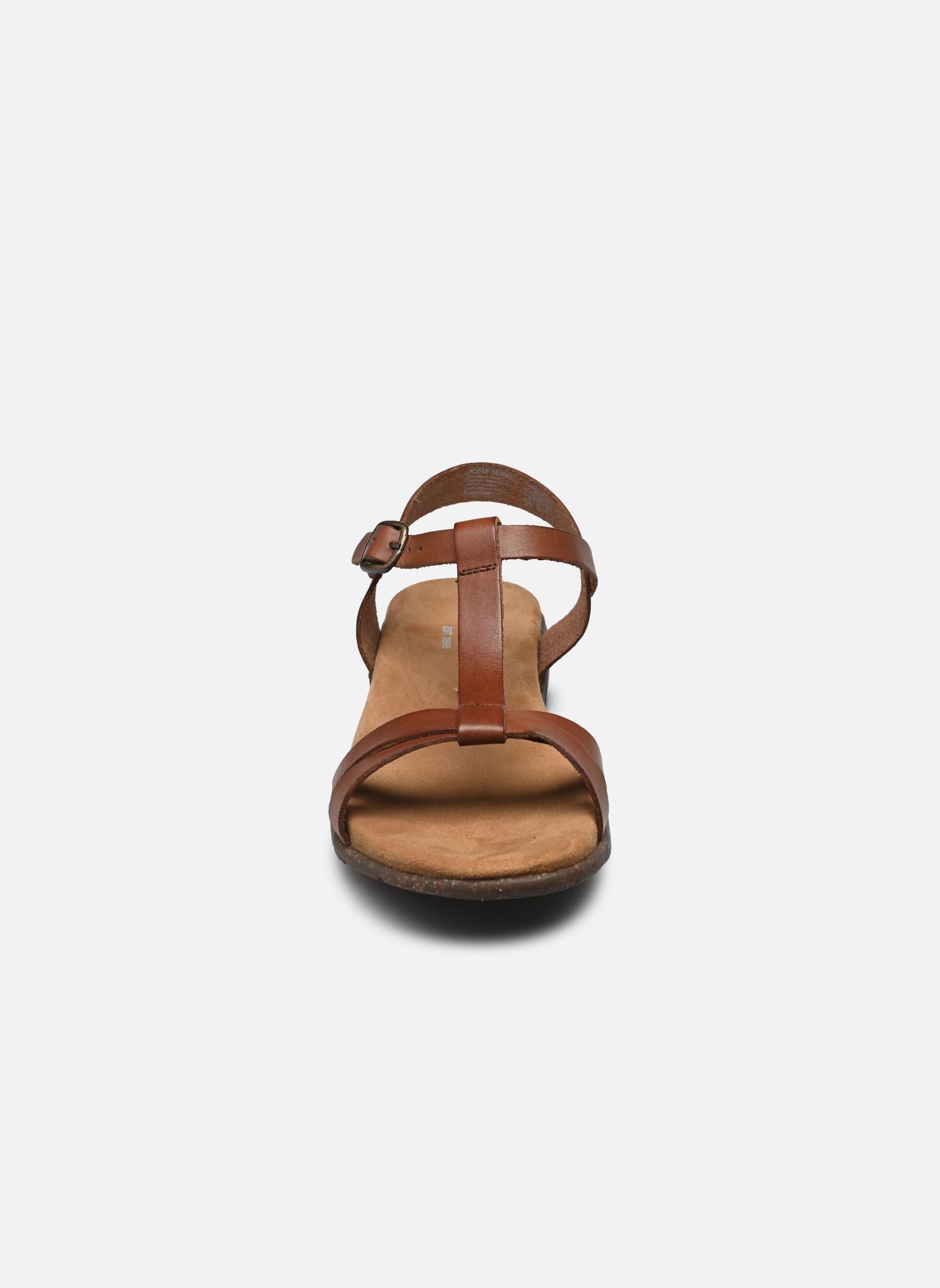 Flache Sandalen Fabricia 01 damen braun Josef Seibel Flache Sandalen Fabricia 01 damen braun COGNAC