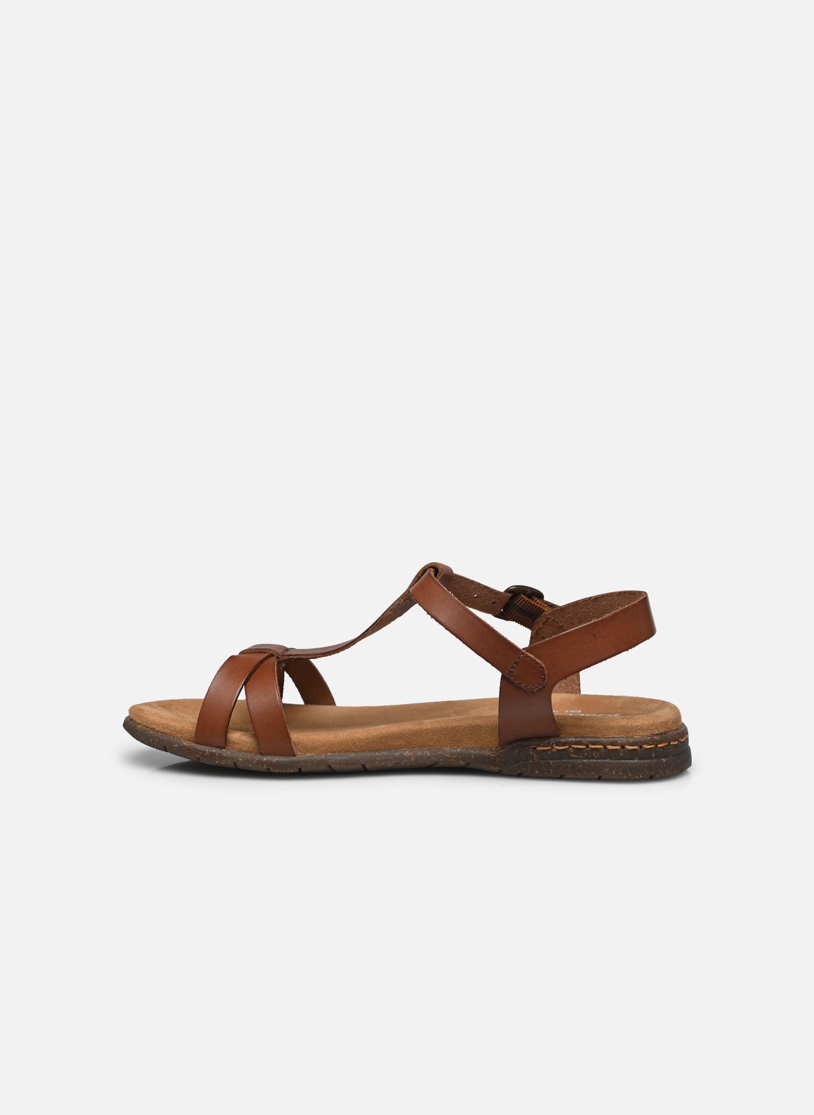Flache Sandalen Fabricia 01 damen braun Josef Seibel Flache Sandalen Fabricia 01 damen braun COGNAC