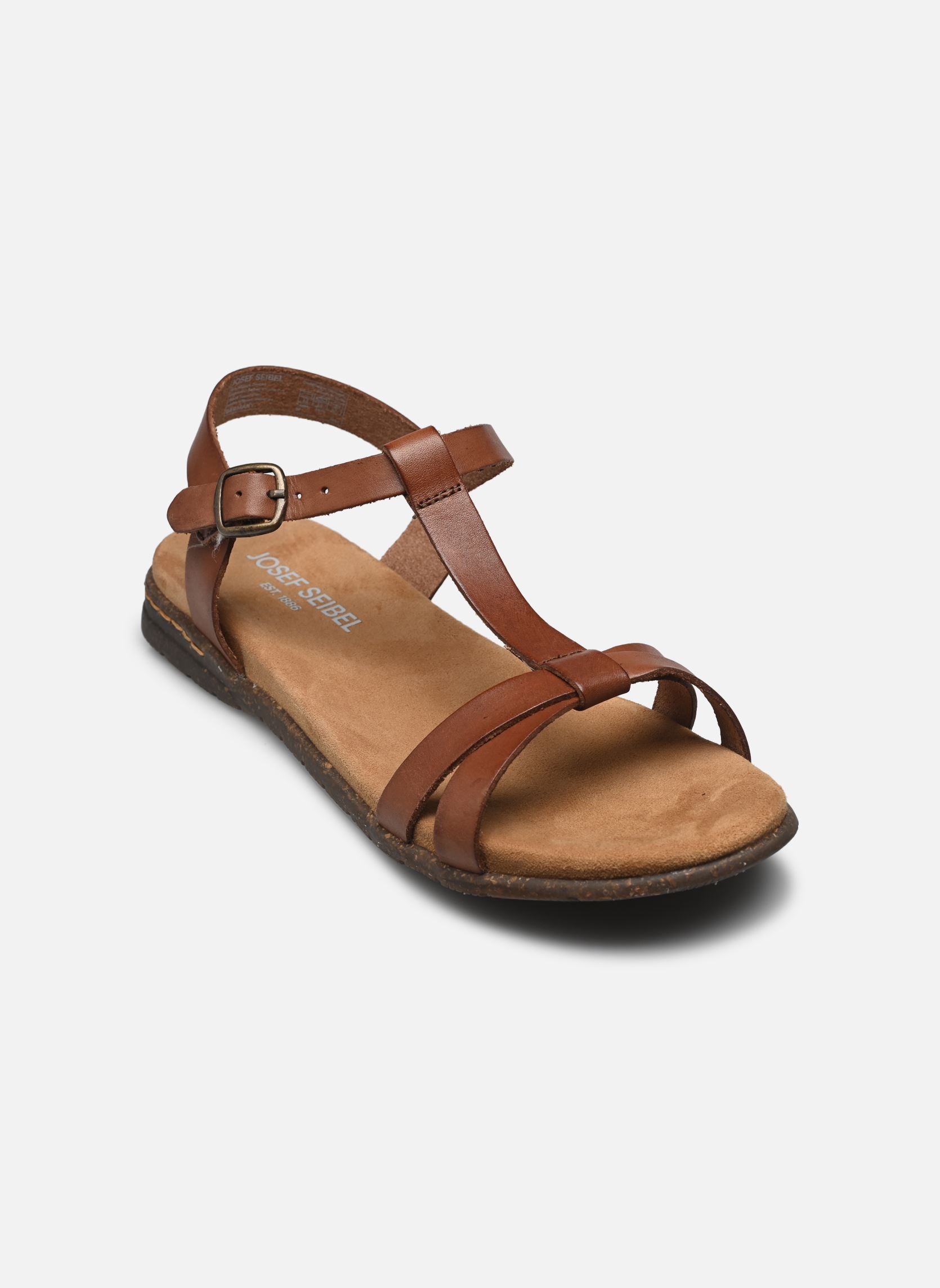 Flache Sandalen Fabricia 01 damen braun Josef Seibel Flache Sandalen Fabricia 01 damen braun COGNAC