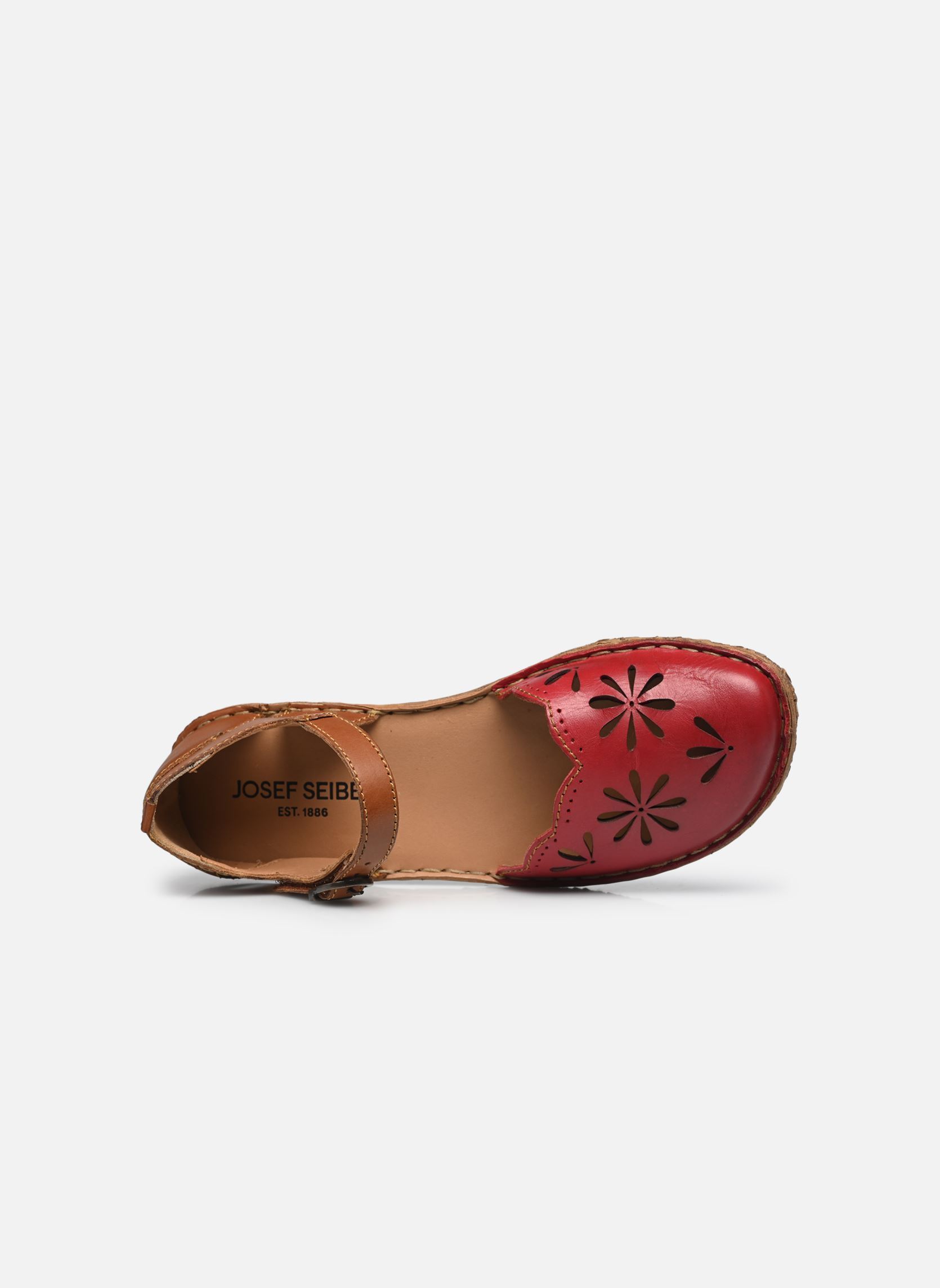 Flache Sandalen Rosalie 04 damen rot Josef Seibel Flache Sandalen Rosalie 04 damen rot Rubin-Kombi
