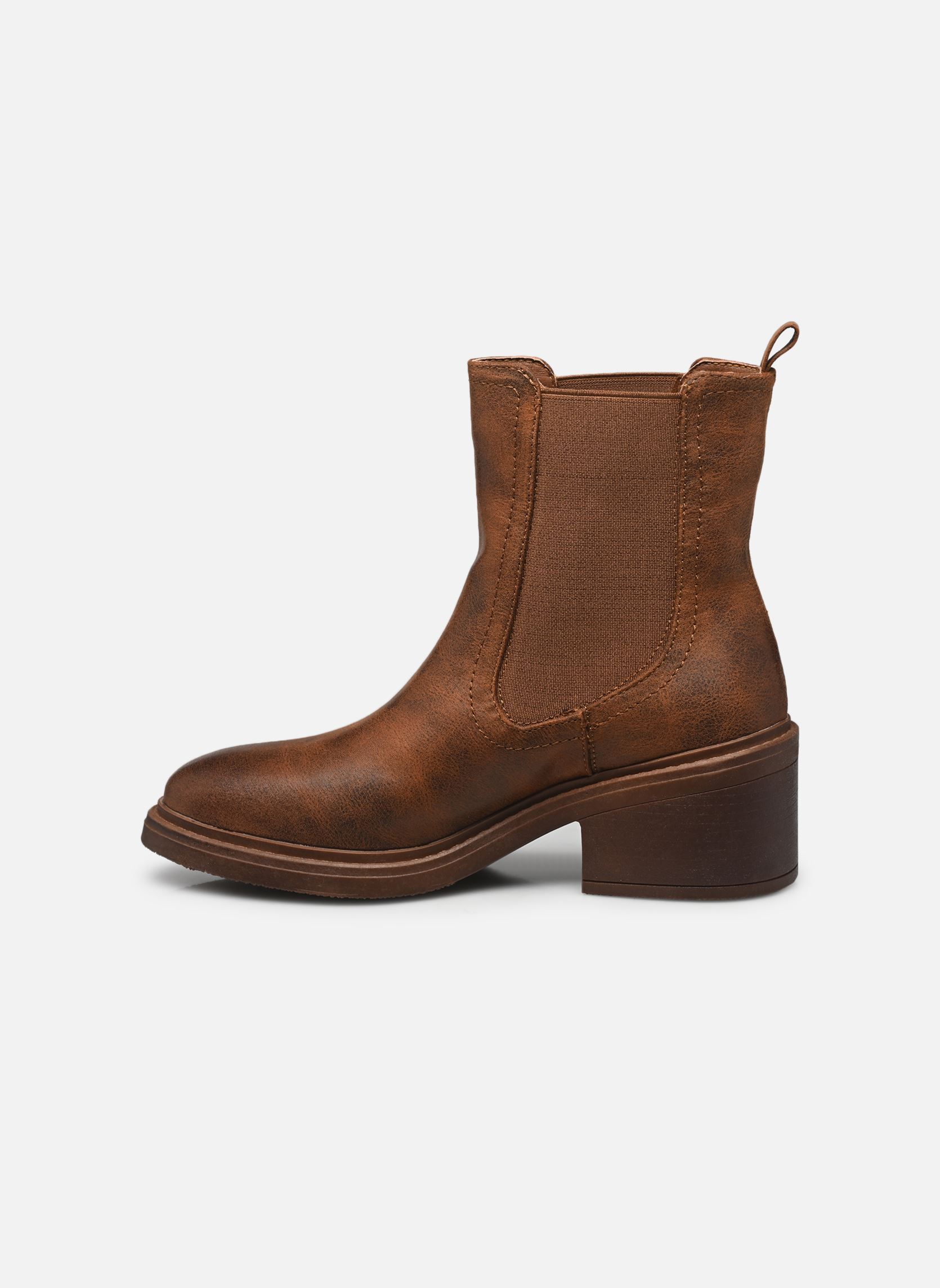 Bottines et boots boots THANAIS femme marron MADE BY Bottines et boots boots THANAIS femme marron COGNAC