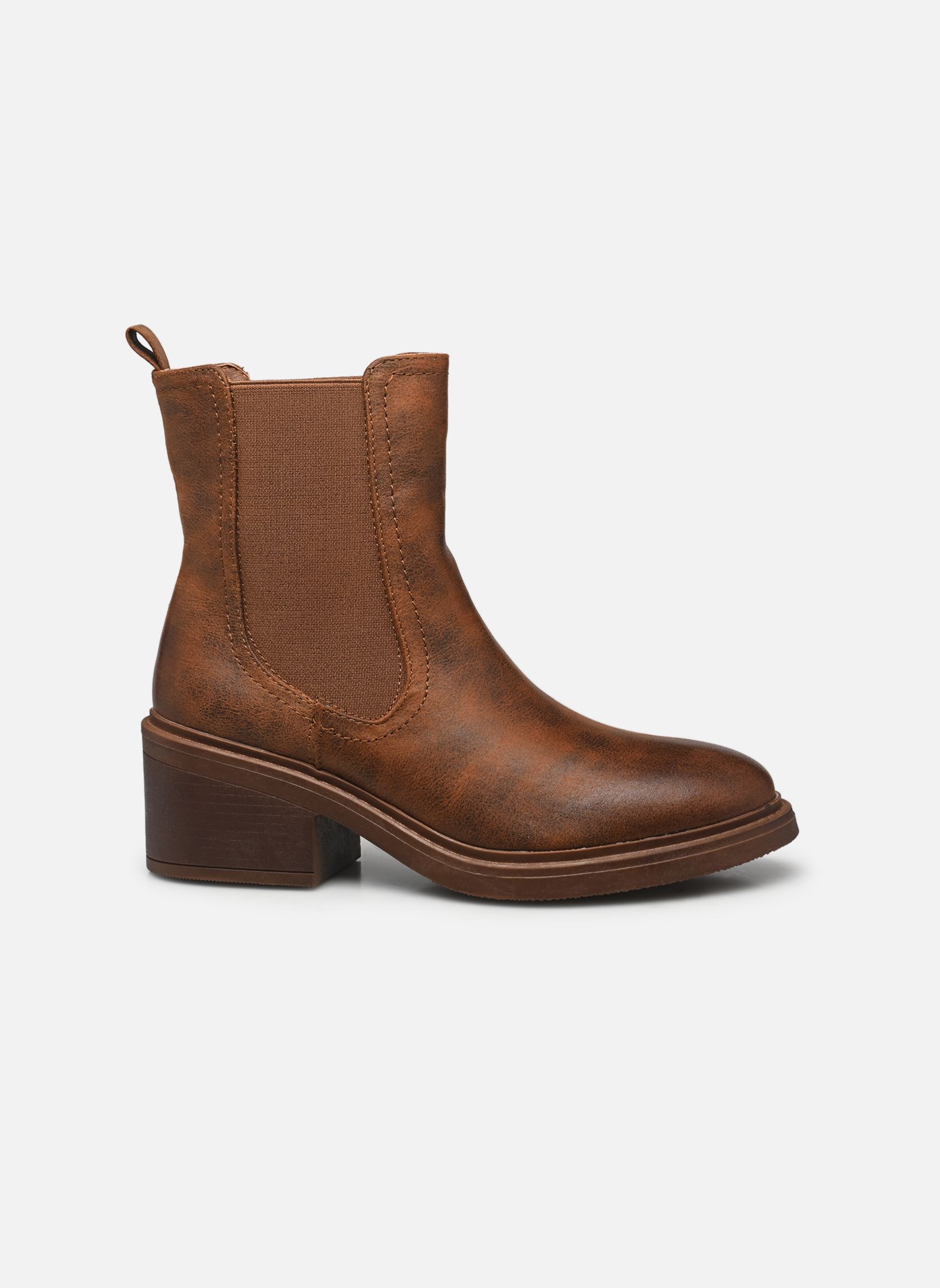 Bottines et boots boots THANAIS femme marron MADE BY Bottines et boots boots THANAIS femme marron COGNAC