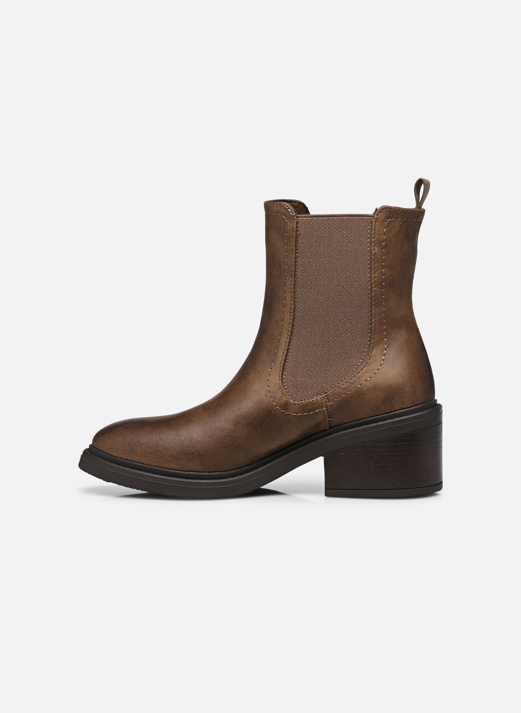 Bottines et boots boots THANAIS femme marron MADE BY Bottines et boots boots THANAIS femme marron MARRON FONCÉ