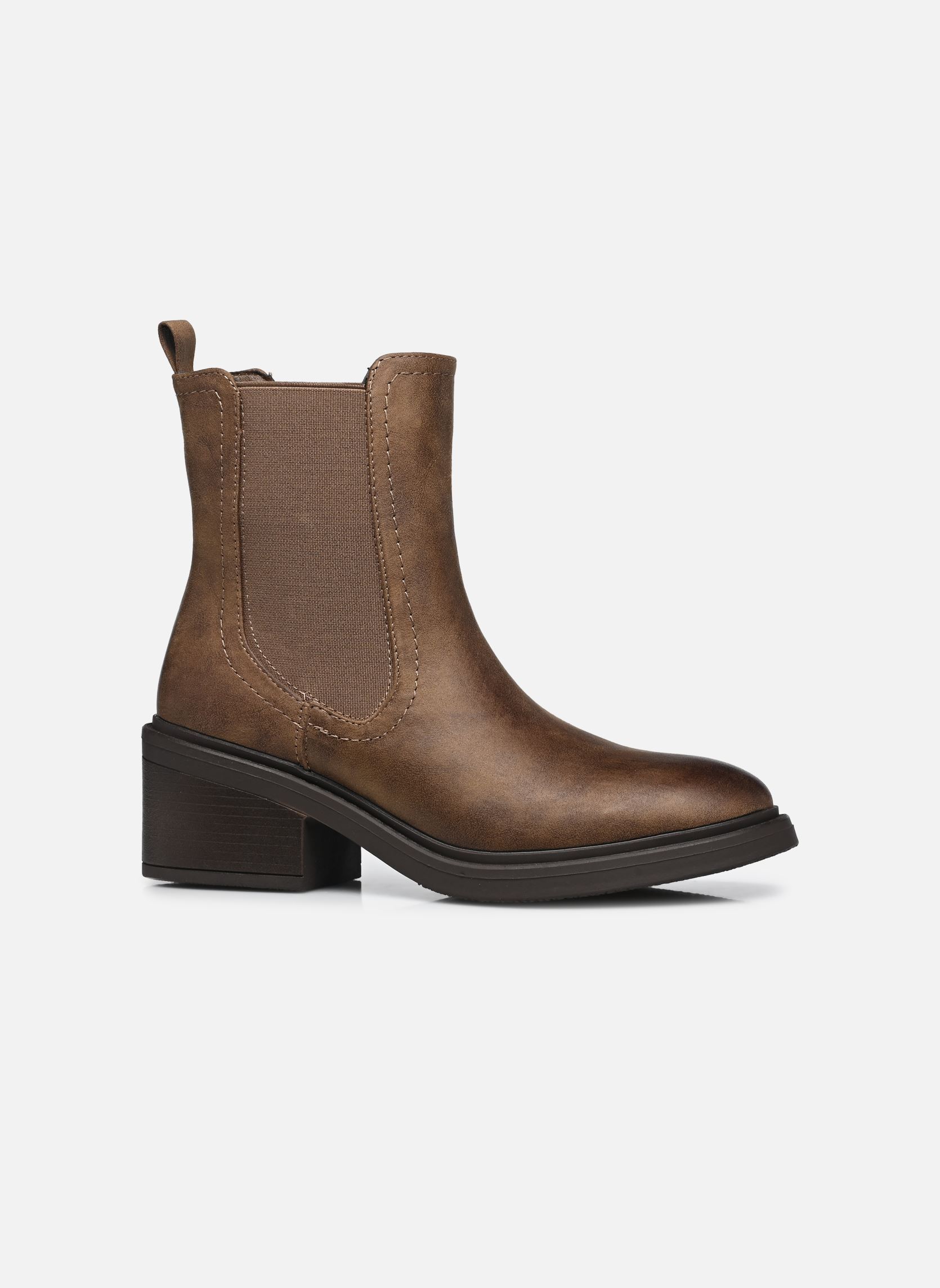 Bottines et boots boots THANAIS femme marron MADE BY Bottines et boots boots THANAIS femme marron MARRON FONCÉ