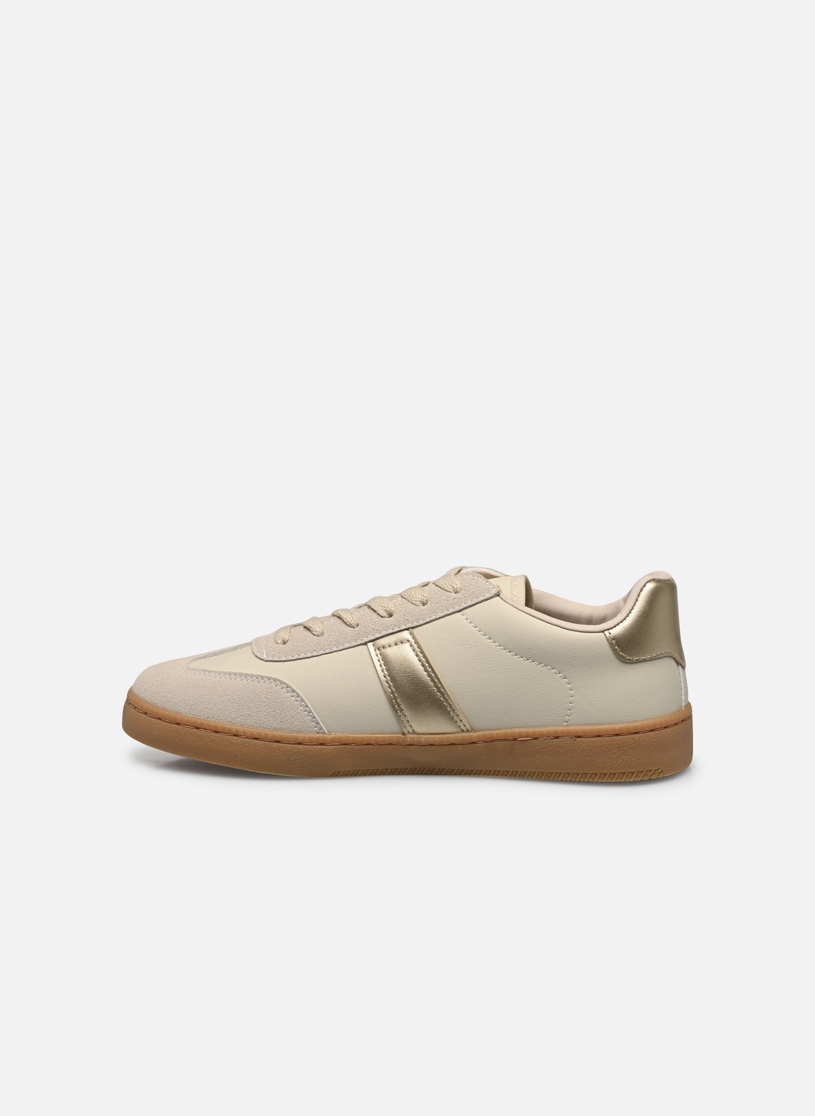 Sneakers basket THAHA dames wit MADE BY Sneakers basket THAHA dames wit ÉCRU