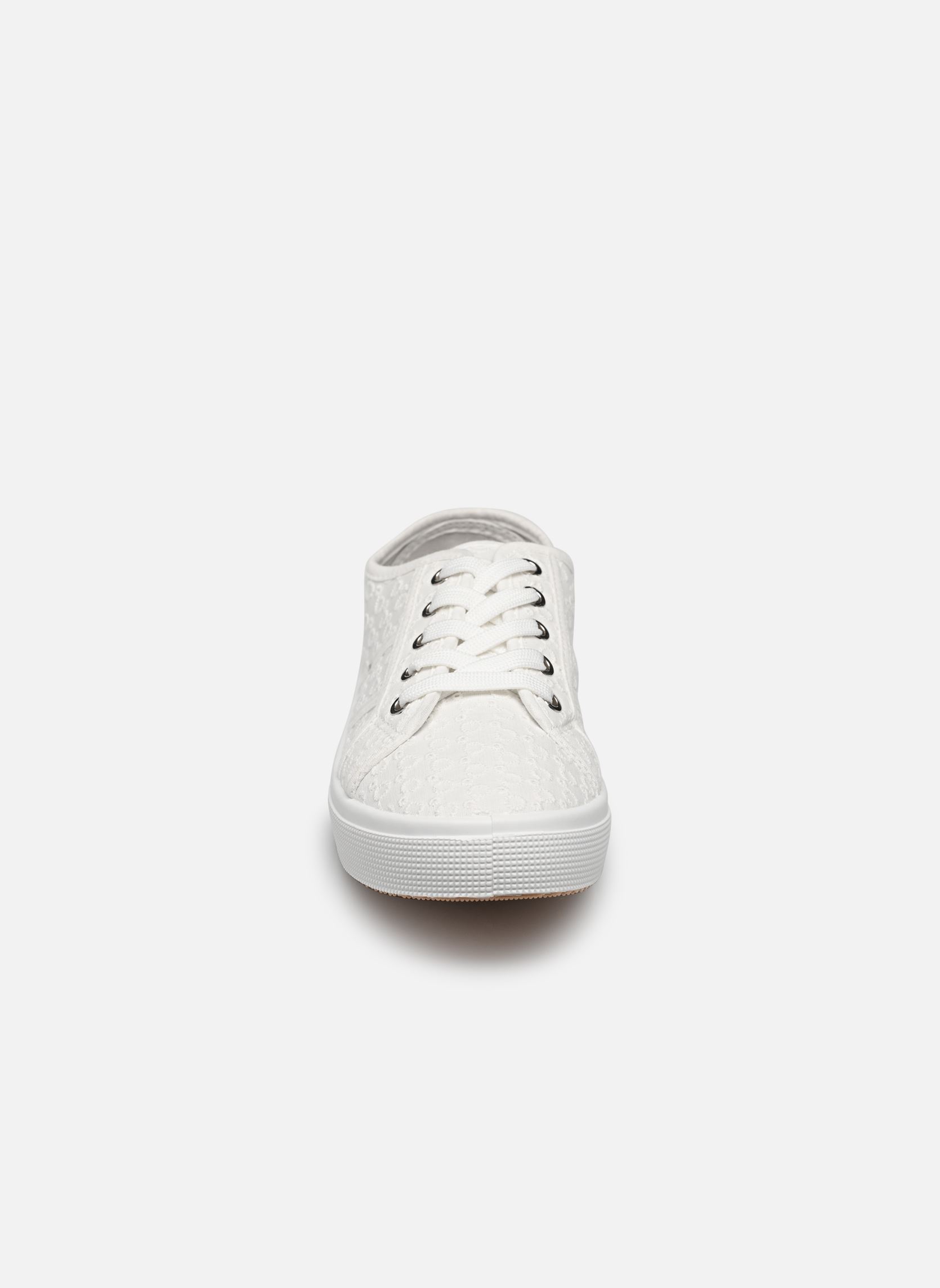Print sneakers basket THUY dames wit MADE BY Print sneakers basket THUY dames wit BLANC