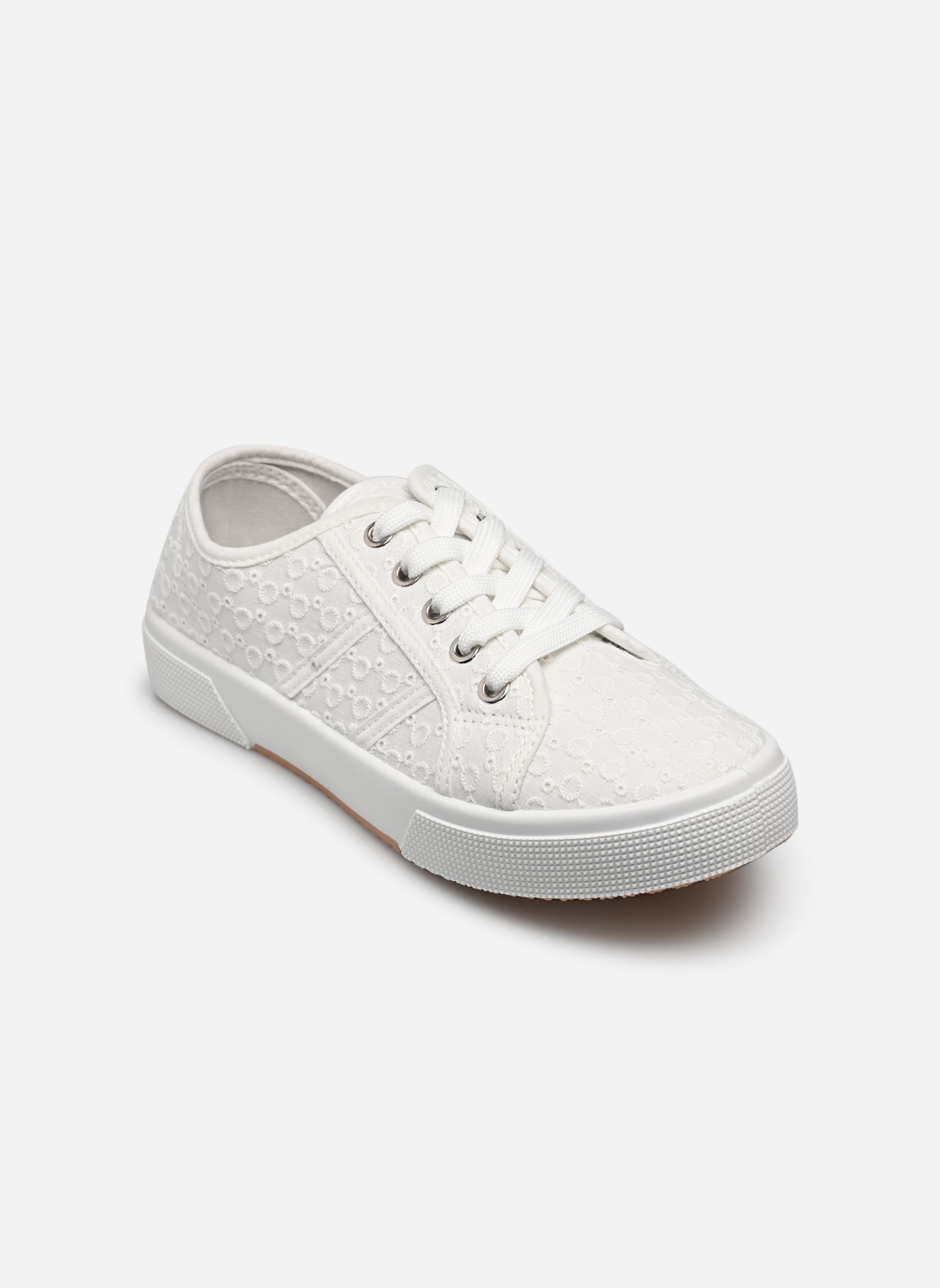 Print sneakers basket THUY dames wit MADE BY Print sneakers basket THUY dames wit BLANC