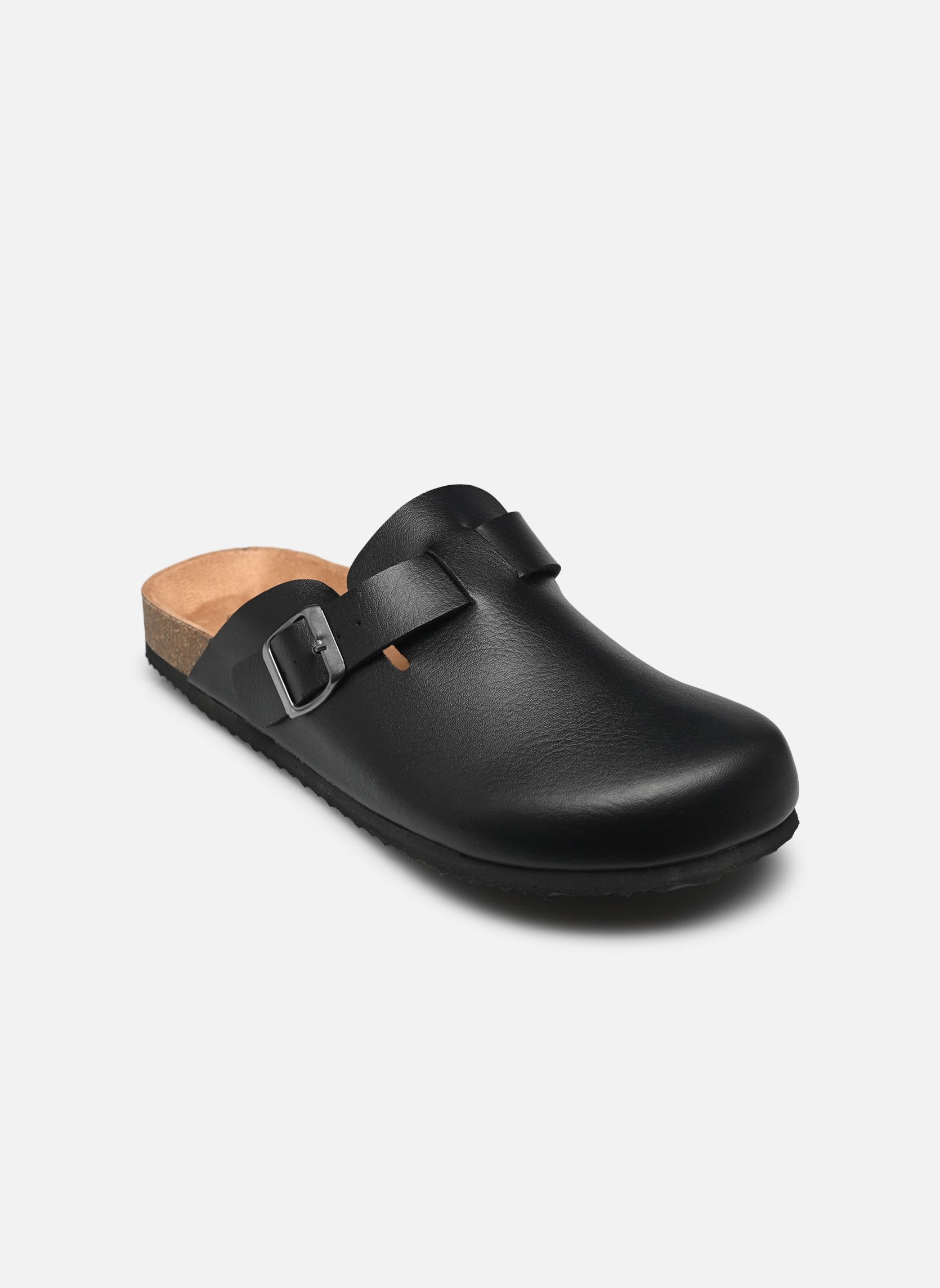 Pantoletten Mule THEBO herren schwarz MADE BY Pantoletten Mule THEBO herren schwarz NOIR