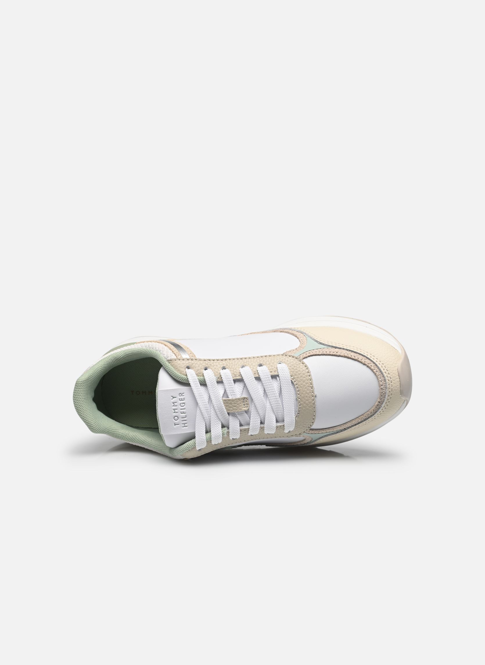 Sneaker Casual Fashion Runne damen weiß Tommy Hilfiger Sneaker Casual Fashion Runne damen weiß WHITE/BEIGE