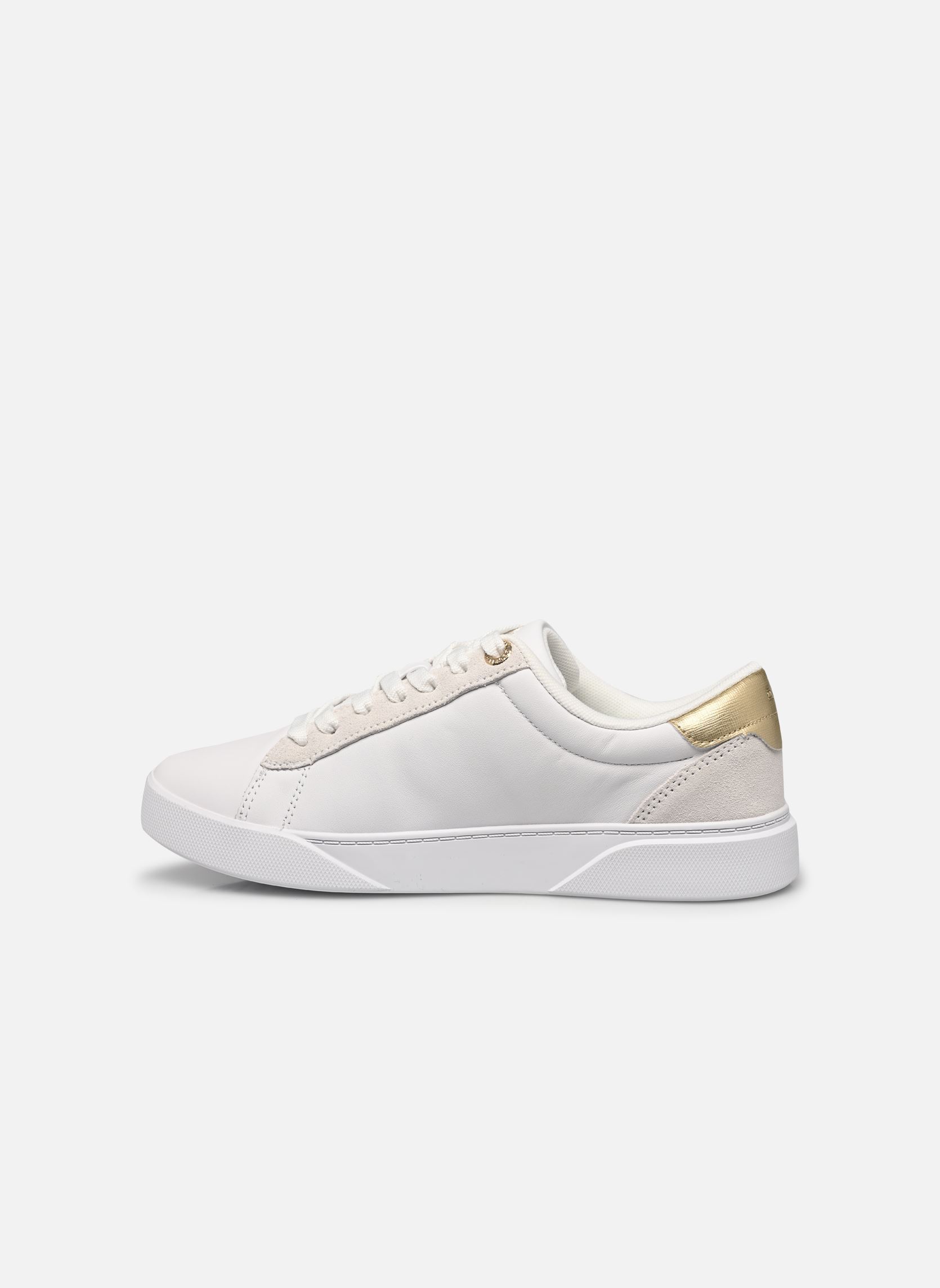 Baskets Chic Court Sneaker femme blanc Tommy Hilfiger Baskets Chic Court Sneaker femme blanc WHITE