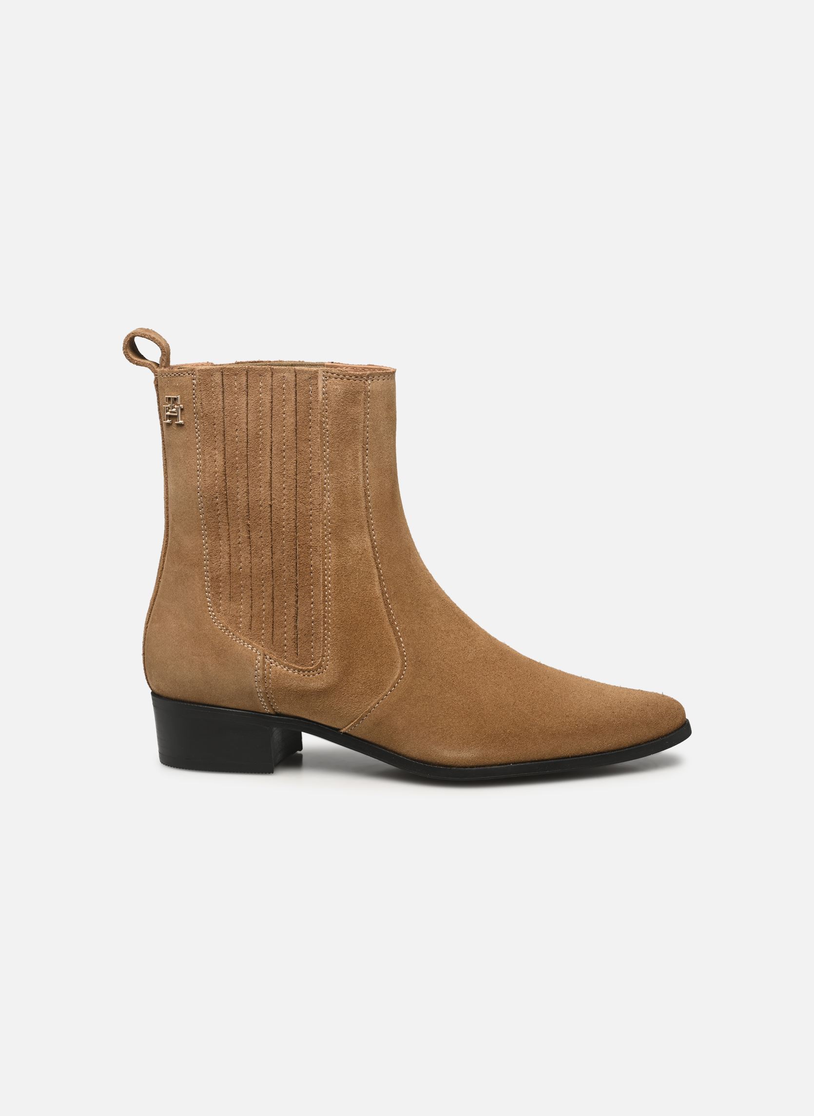 Stivaletti bassi Cowboy Chelsea Suede donna marrone Tommy Hilfiger Stivaletti bassi Cowboy Chelsea Suede donna marrone SAFARI CANVAS