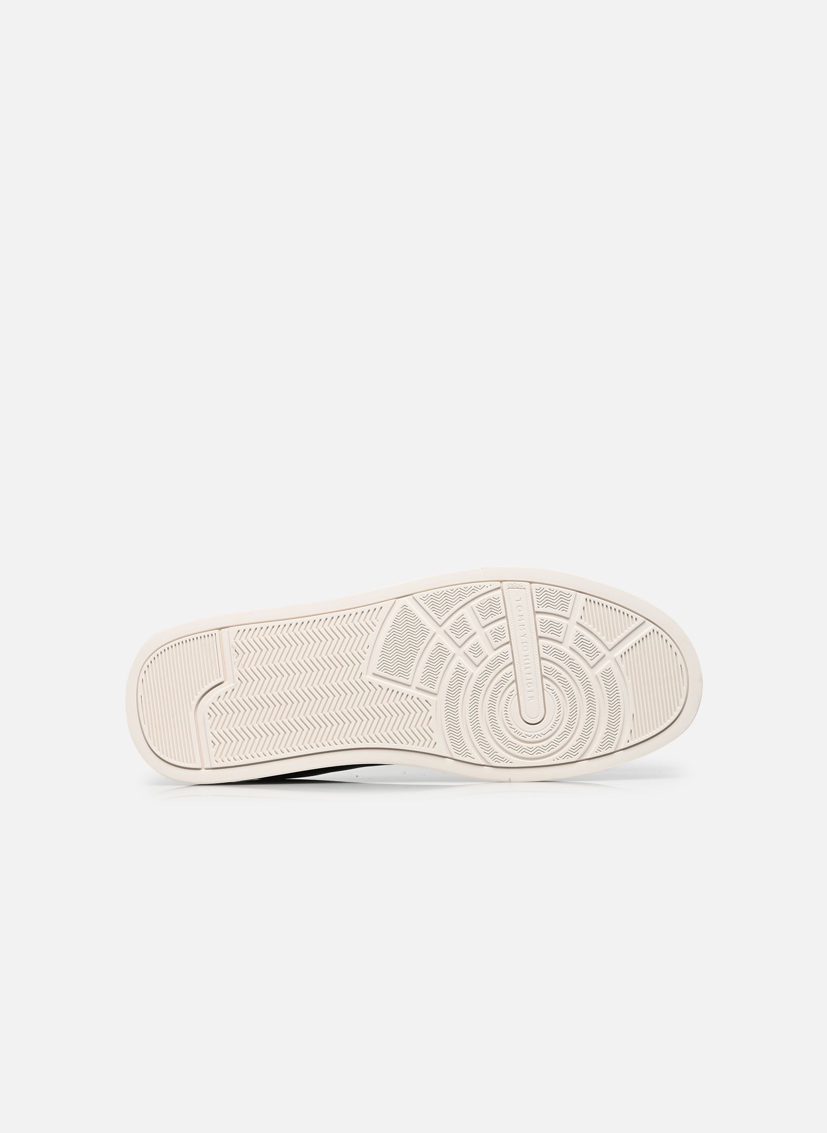 Baskets basses Th Court Lth Detail homme marron Tommy Hilfiger Baskets basses Th Court Lth Detail homme marron COCOA/PLATINUM OLIVE