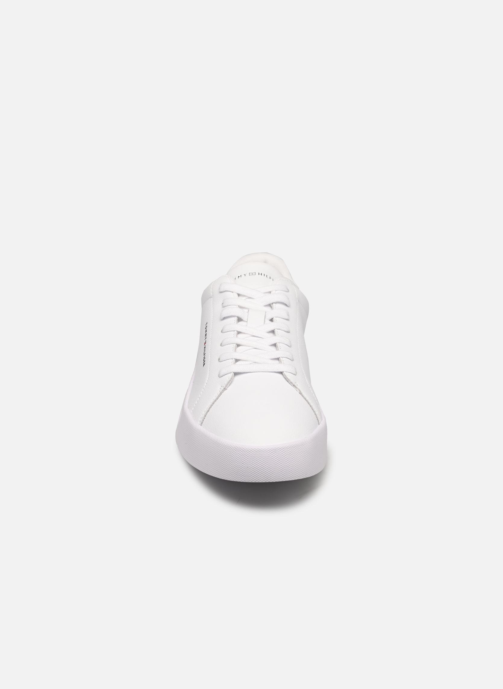 Sneakers TH COURT LTH DETAIL heren wit Tommy Hilfiger Sneakers TH COURT LTH DETAIL heren wit WHITEDESERT SKY