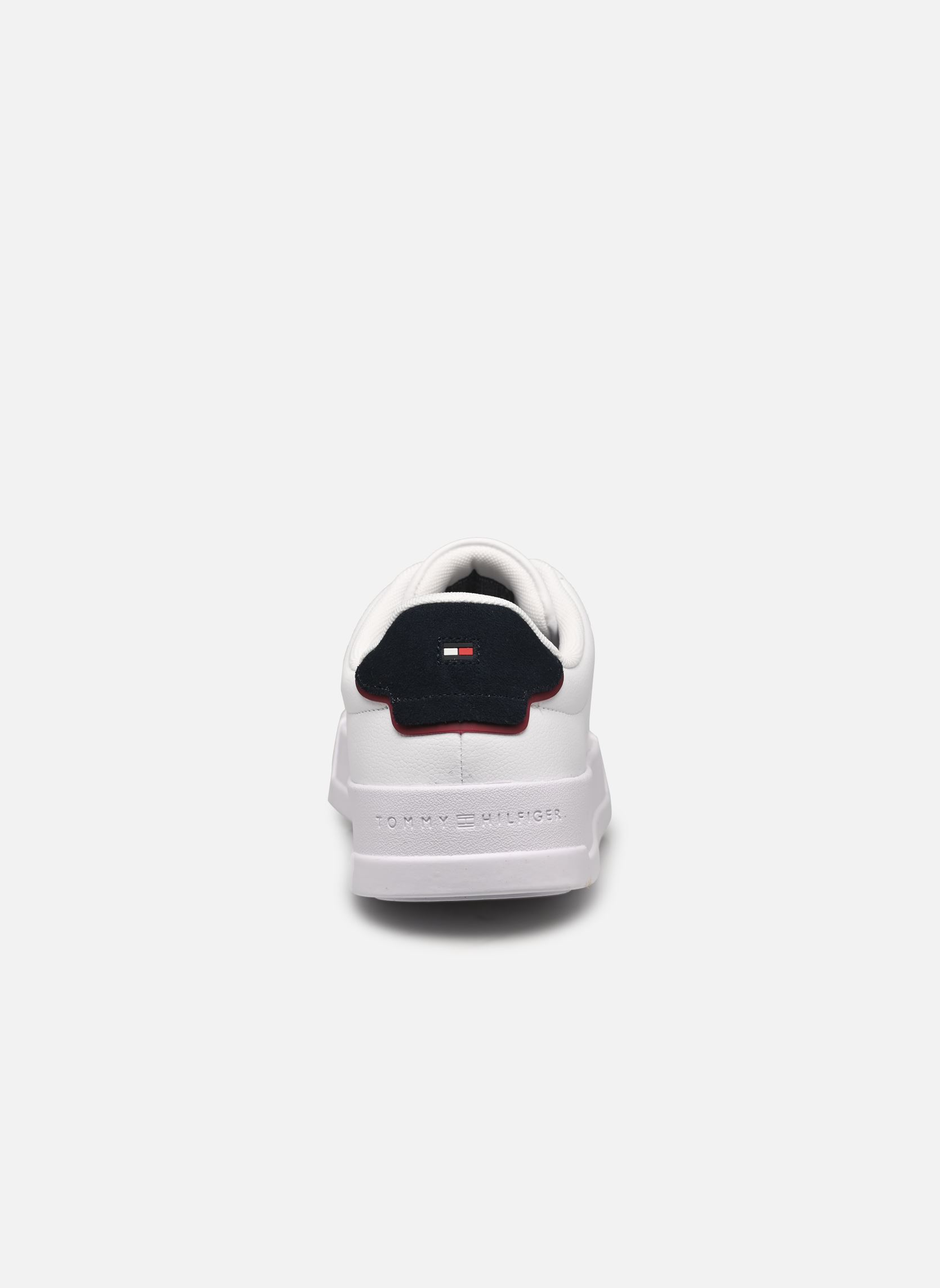 Sneakers TH COURT LTH DETAIL heren wit Tommy Hilfiger Sneakers TH COURT LTH DETAIL heren wit WHITEDESERT SKY