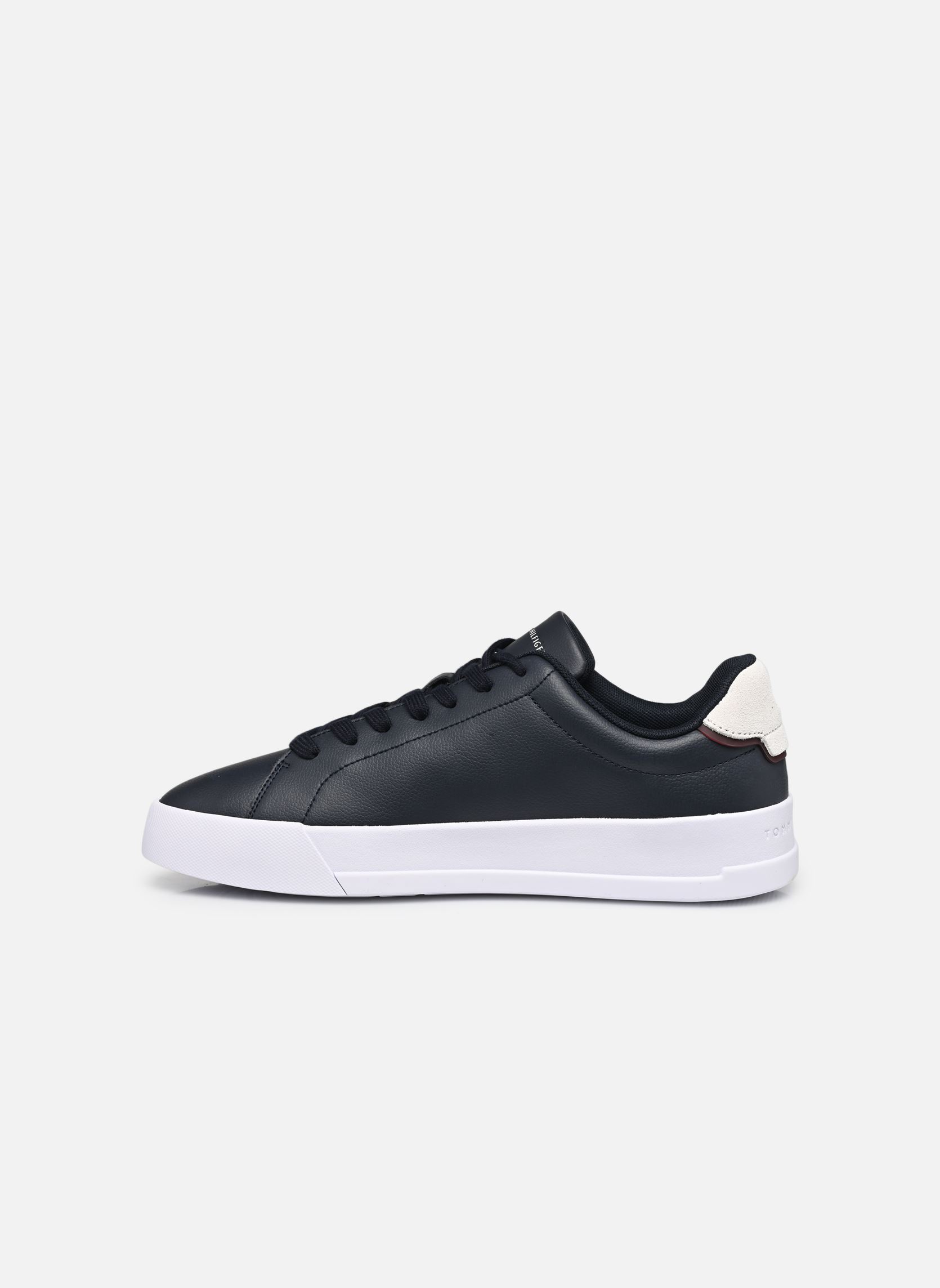 Baskets TH COURT LTH DETAIL homme bleu Tommy Hilfiger Baskets TH COURT LTH DETAIL homme bleu DESERT SKY