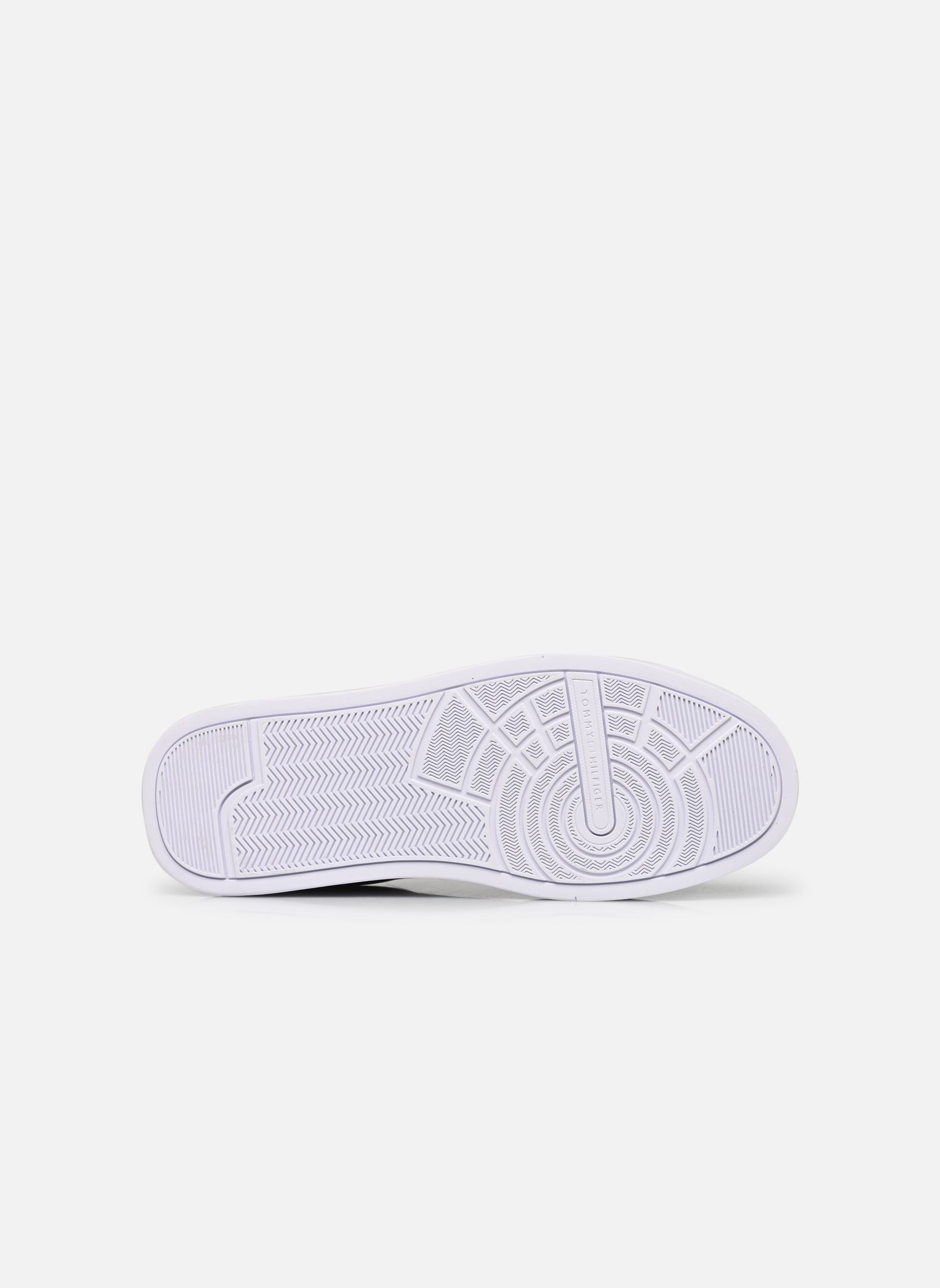 Baskets TH COURT LTH DETAIL homme bleu Tommy Hilfiger Baskets TH COURT LTH DETAIL homme bleu DESERT SKY