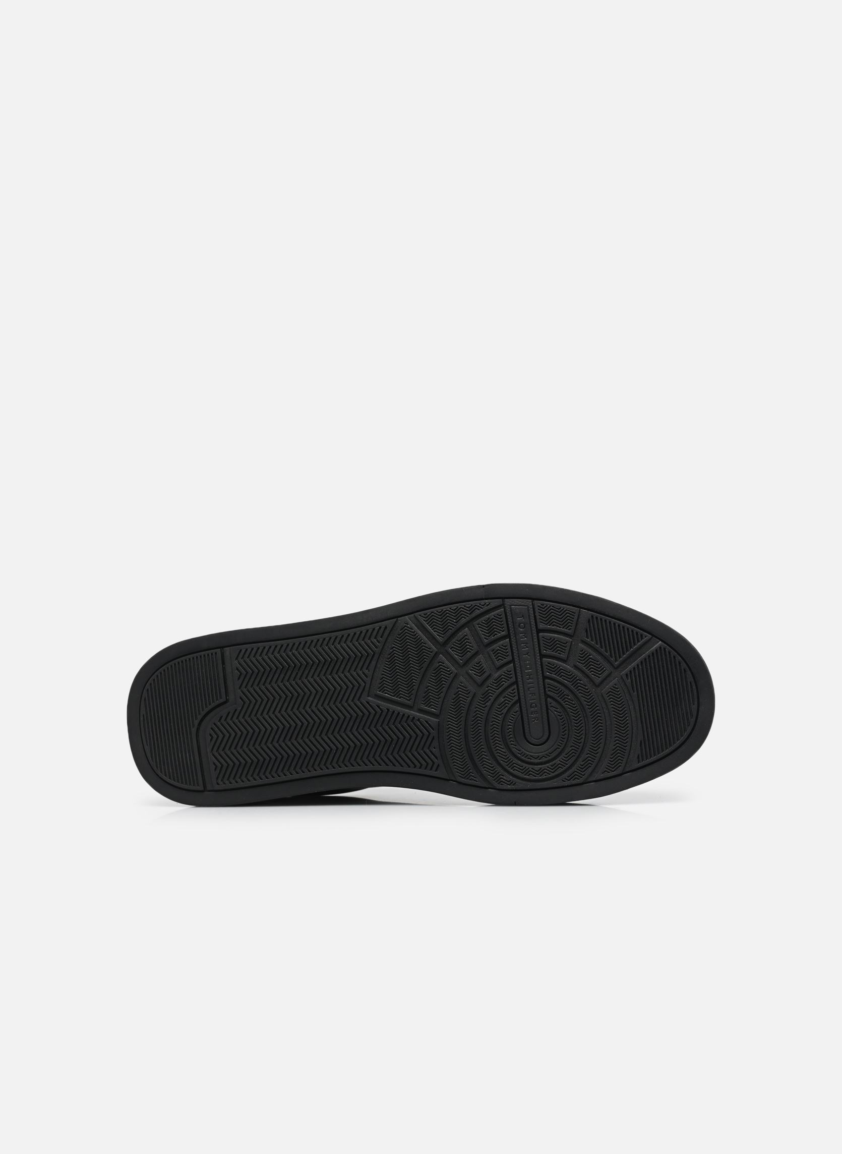 Lage sneakers Th Court Lth Detail heren zwart Tommy Hilfiger Lage sneakers Th Court Lth Detail heren zwart BLACK